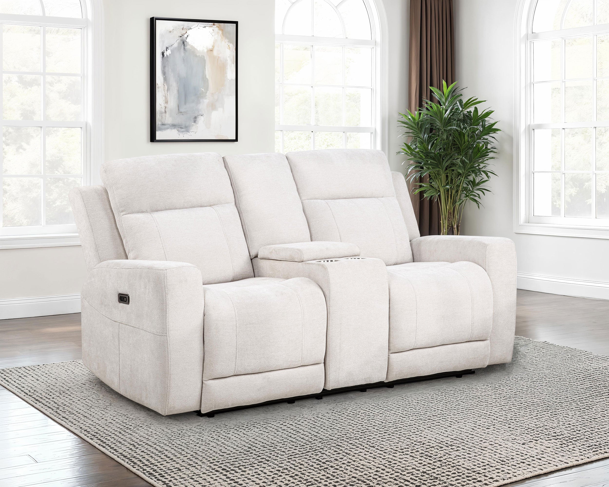 Kennett Power Reclining Loveseat - Luxury Home Furniture (MI)