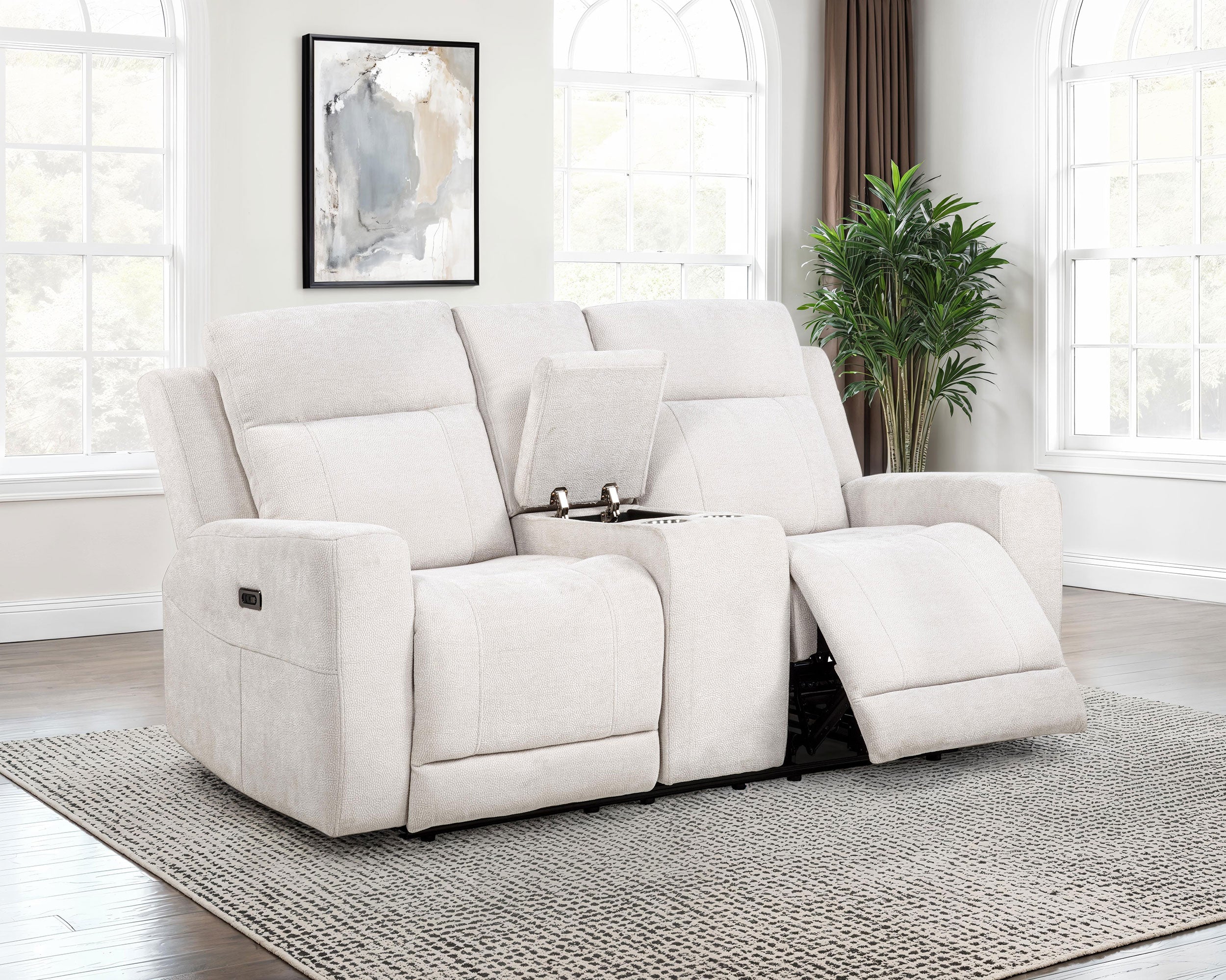 Kennett Power Reclining Loveseat - Luxury Home Furniture (MI)