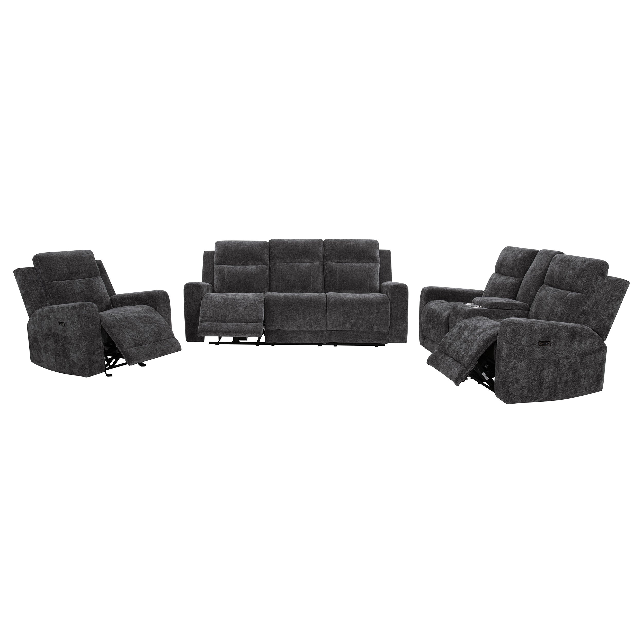 Kennett Power Reclining Sofa Set - Luxury Home Furniture (MI)