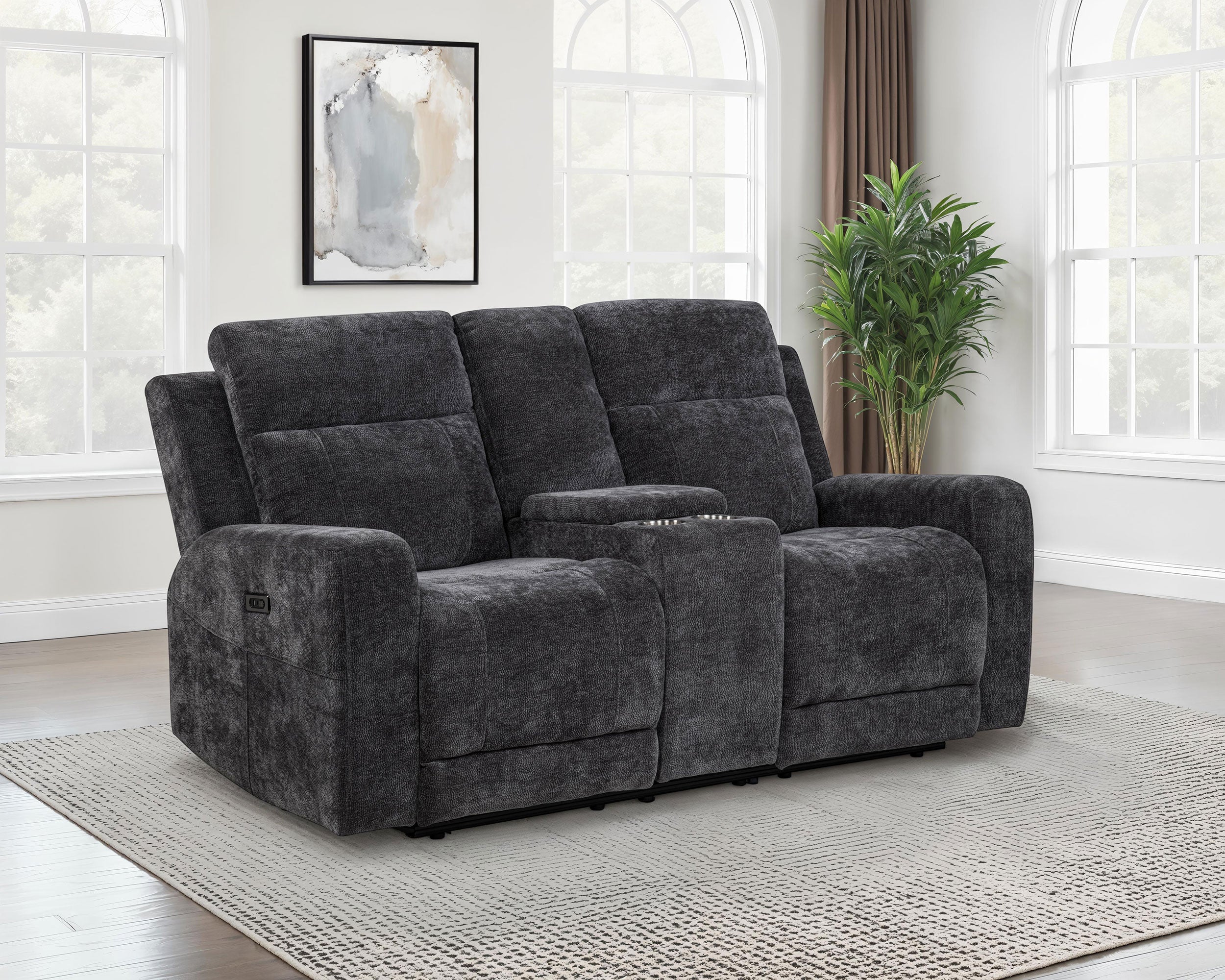 Kennett Power Reclining Loveseat - Luxury Home Furniture (MI)