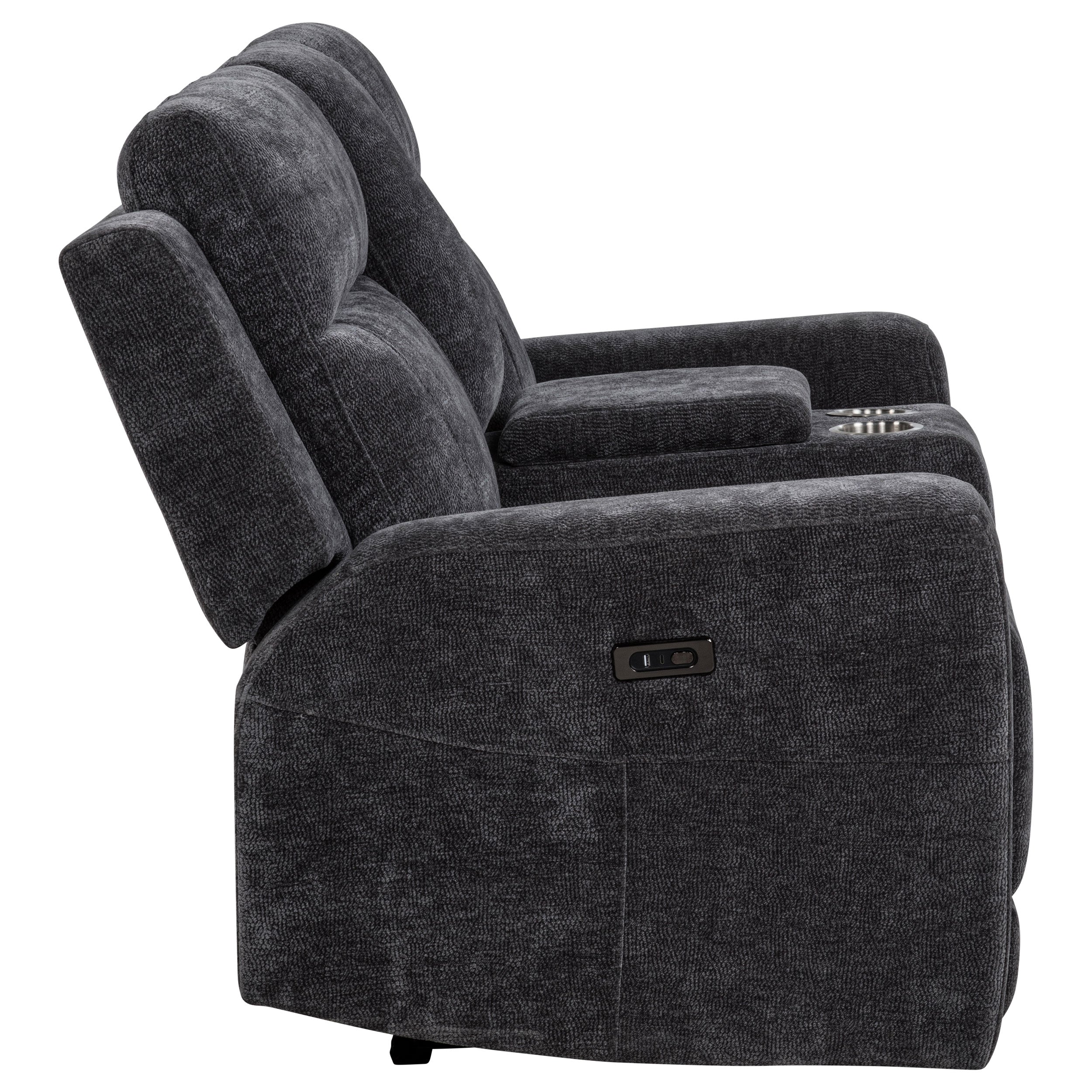Kennett Power Reclining Loveseat - Luxury Home Furniture (MI)