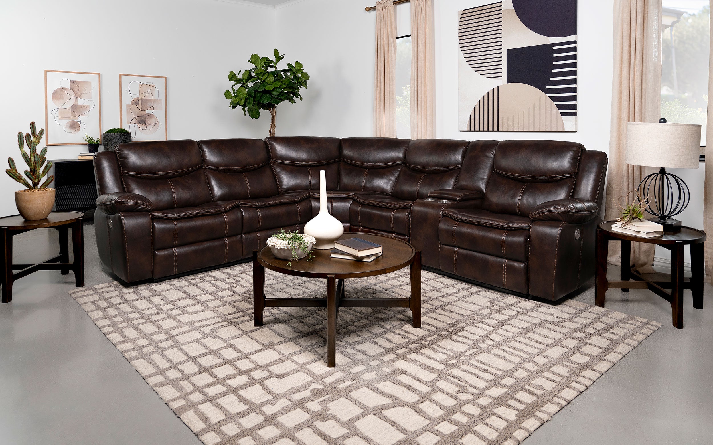 Sycamore Reclining Sectionals - Luxury Home Furniture (MI)