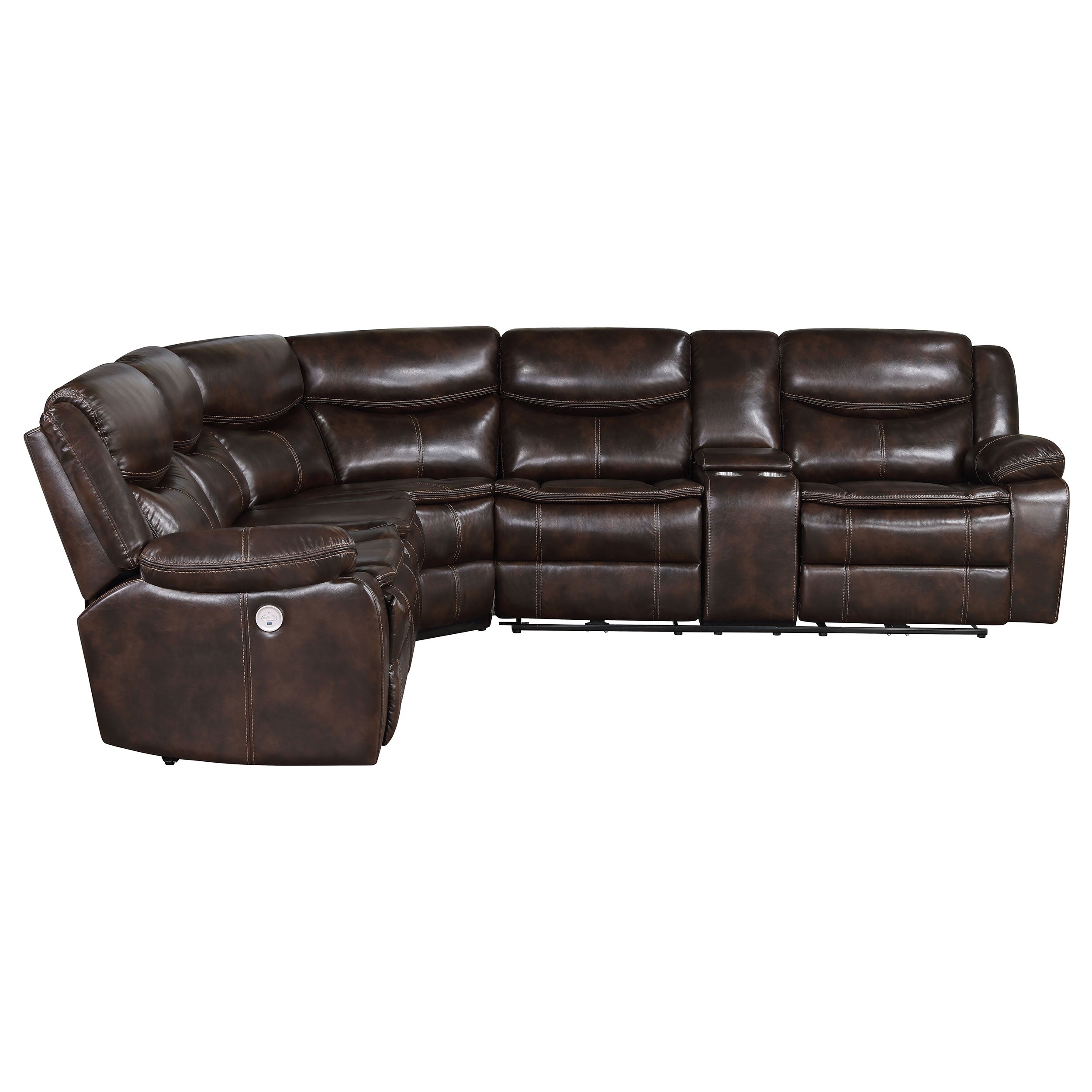 Sycamore Power Reclining Sectional Sofa - Luxury Home Furniture (MI)