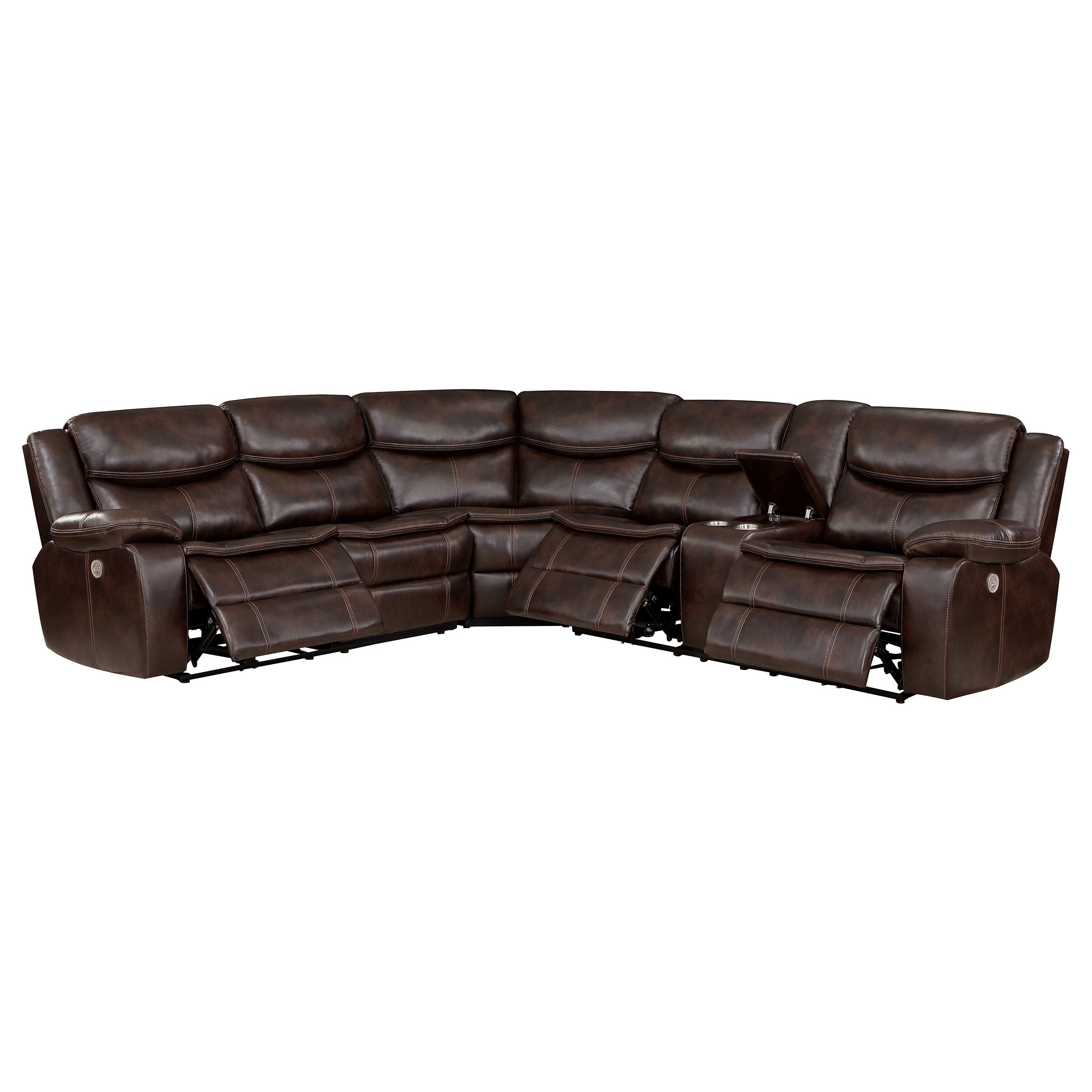Sycamore Power Reclining Sectional Sofa - Luxury Home Furniture (MI)