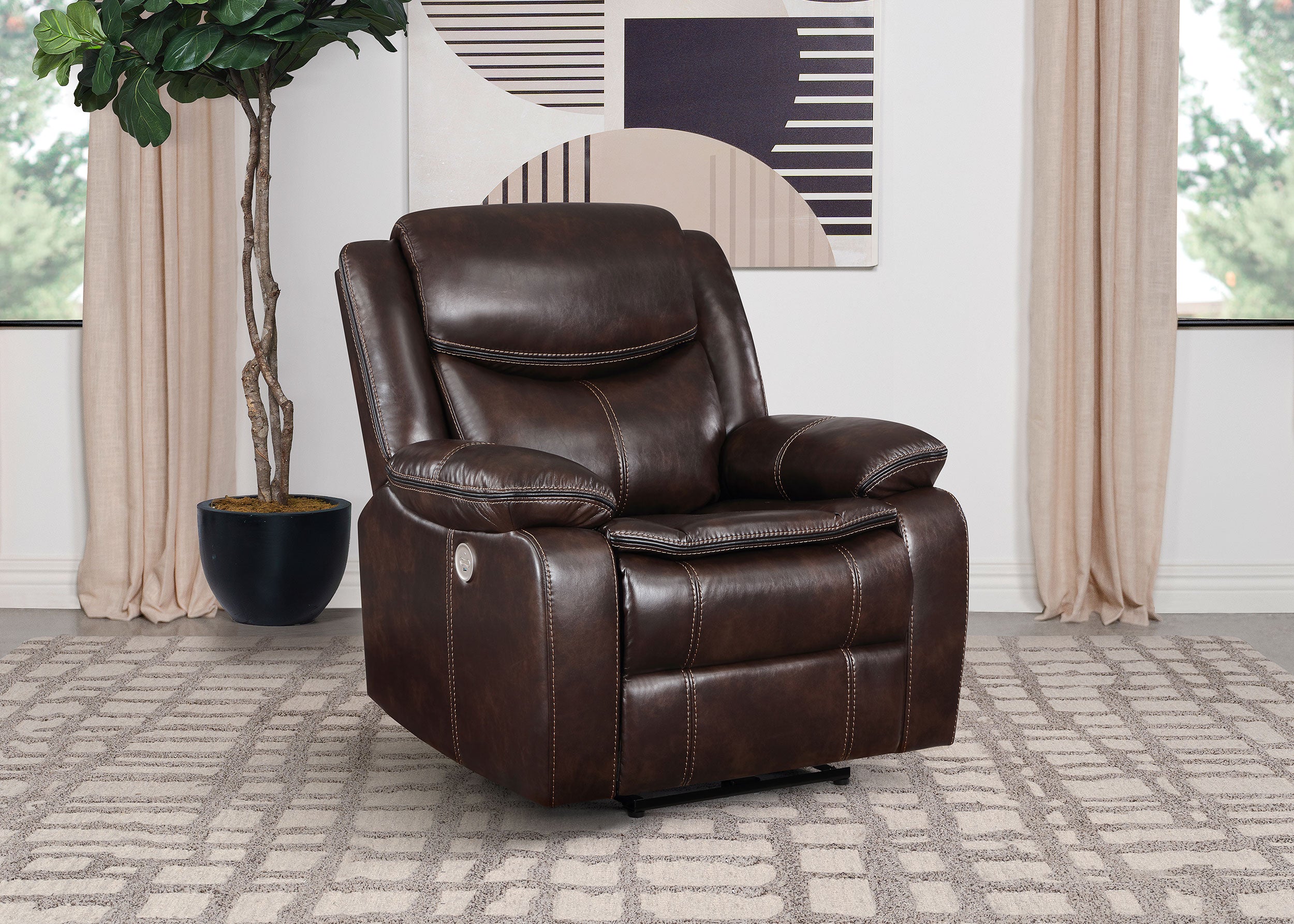 Sycamore Power Recliner - Luxury Home Furniture (MI)