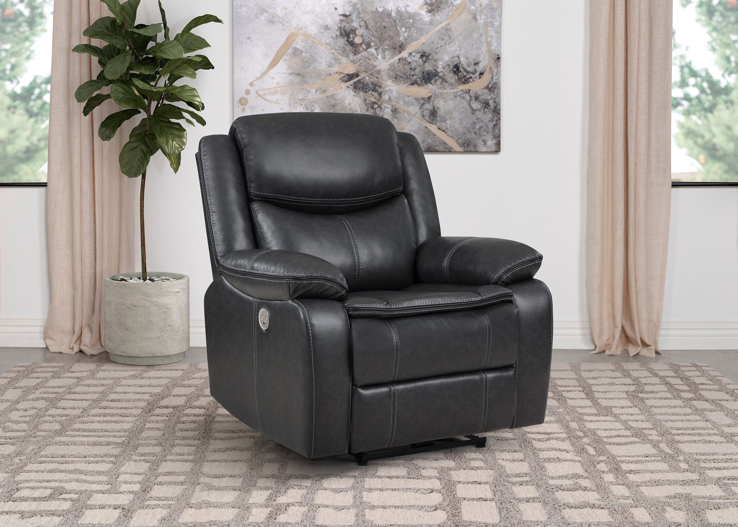 Sycamore Power Recliner - Luxury Home Furniture (MI)