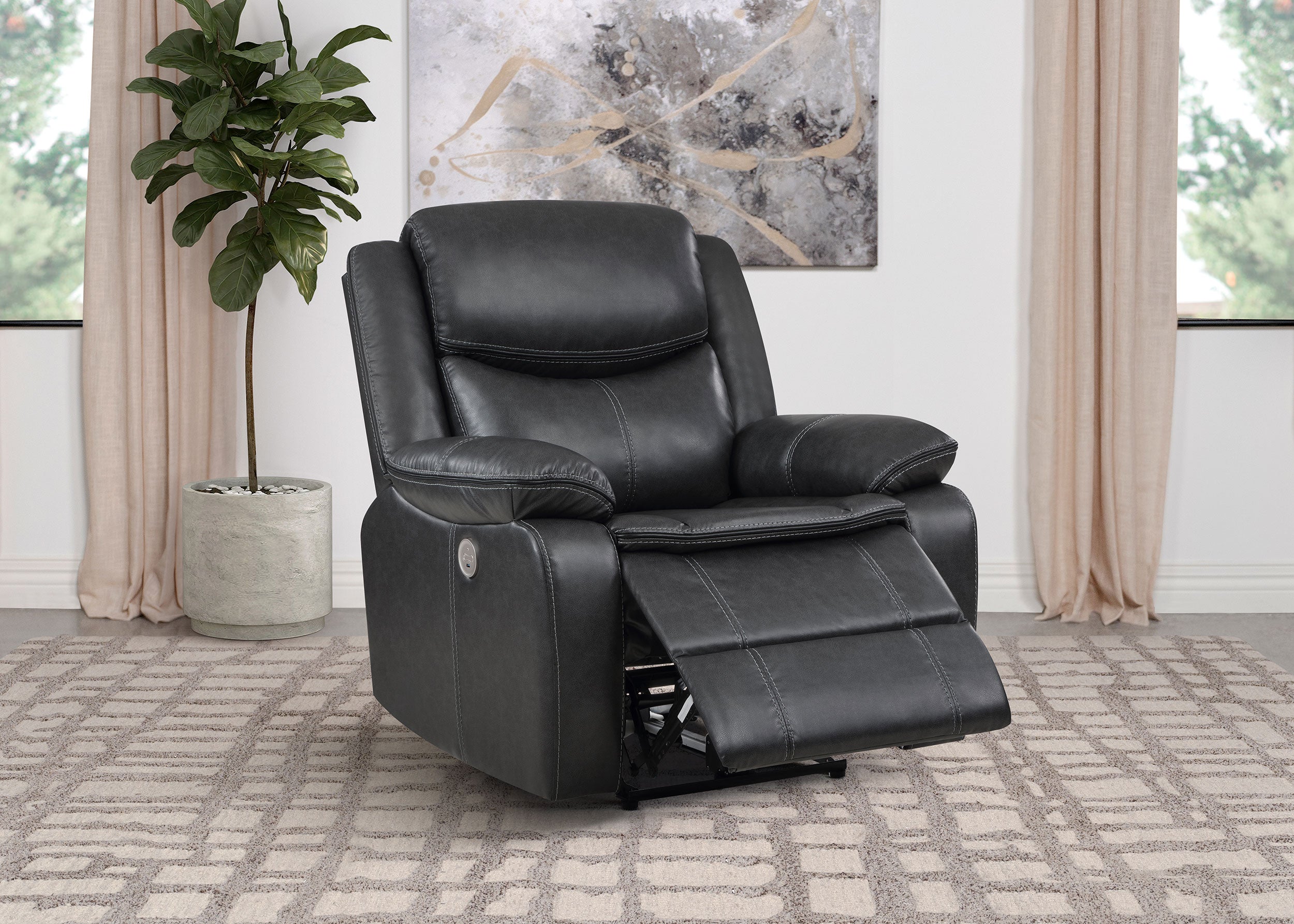 Sycamore Power Recliner - Luxury Home Furniture (MI)