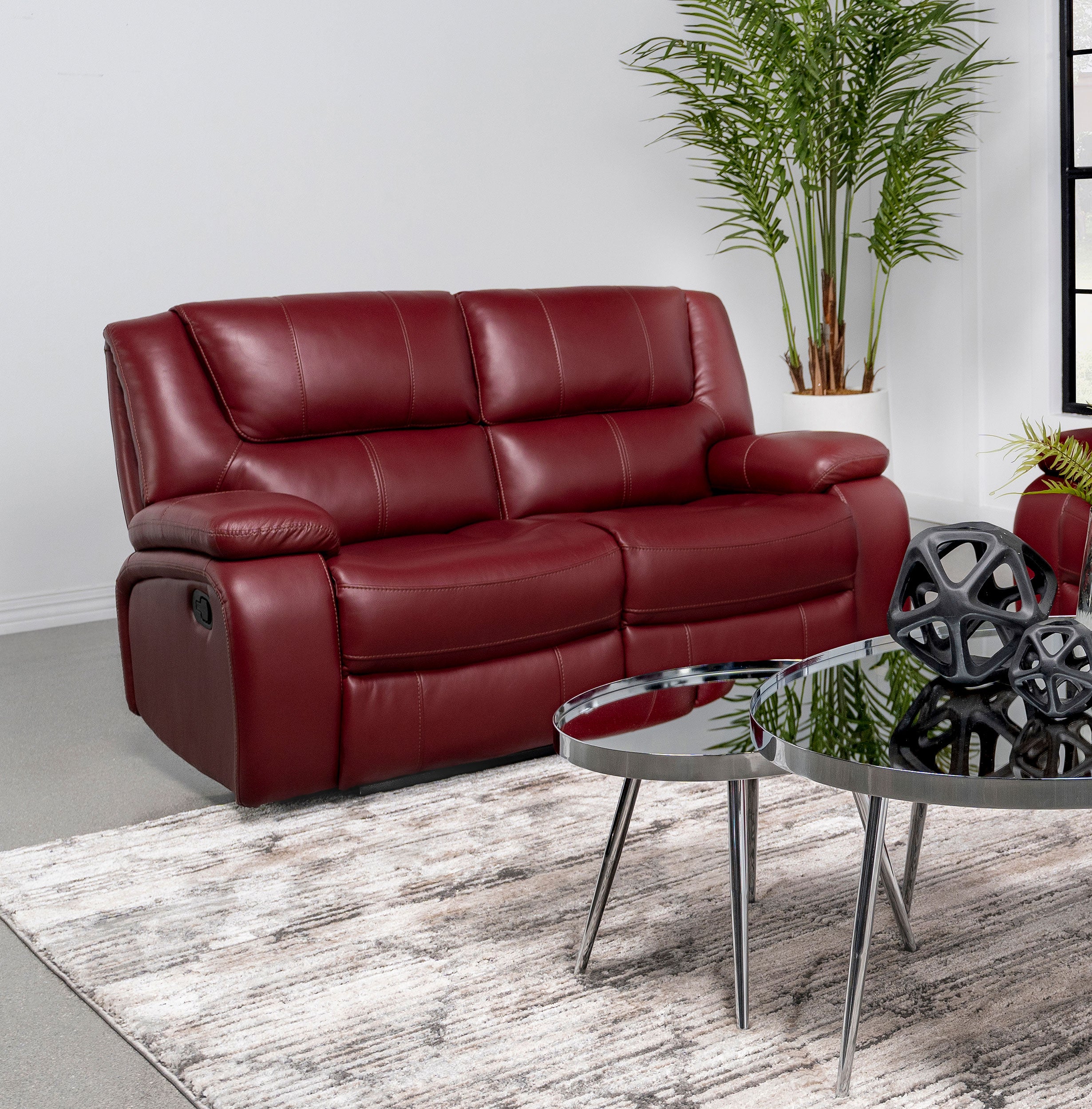 Camila Reclining Loveseat - Luxury Home Furniture (MI)