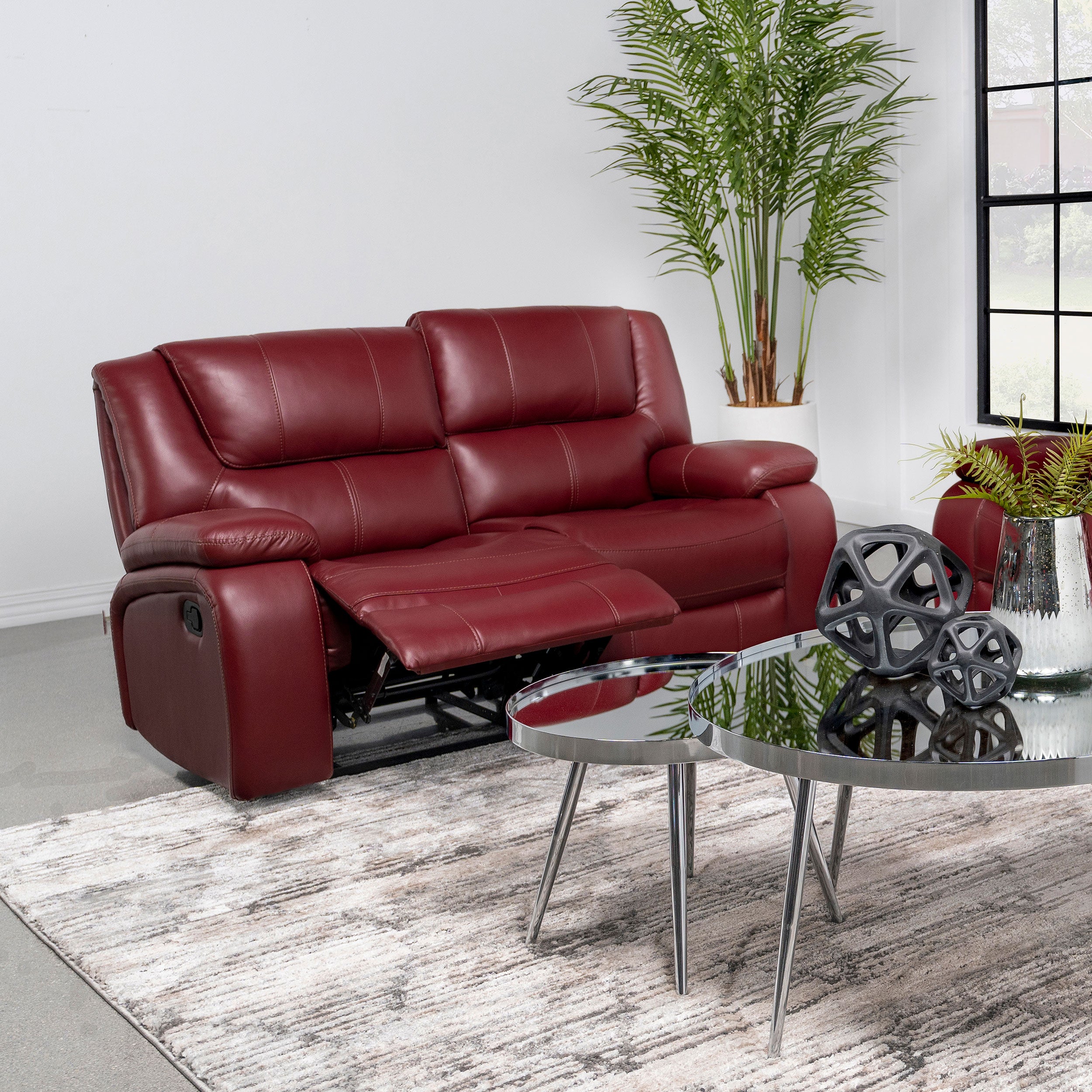 Camila Reclining Loveseat - Luxury Home Furniture (MI)