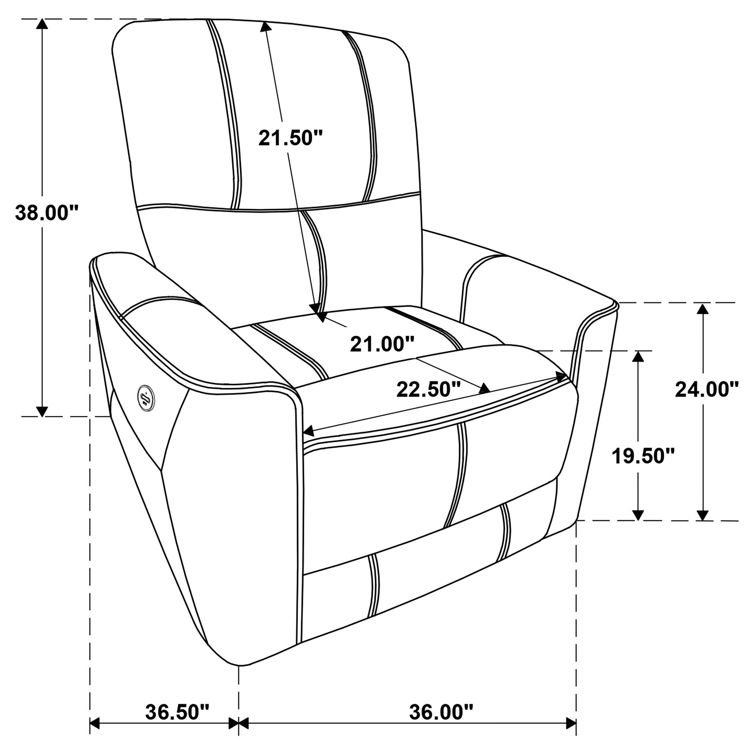 Greenfield Power Recliner - Luxury Home Furniture (MI)