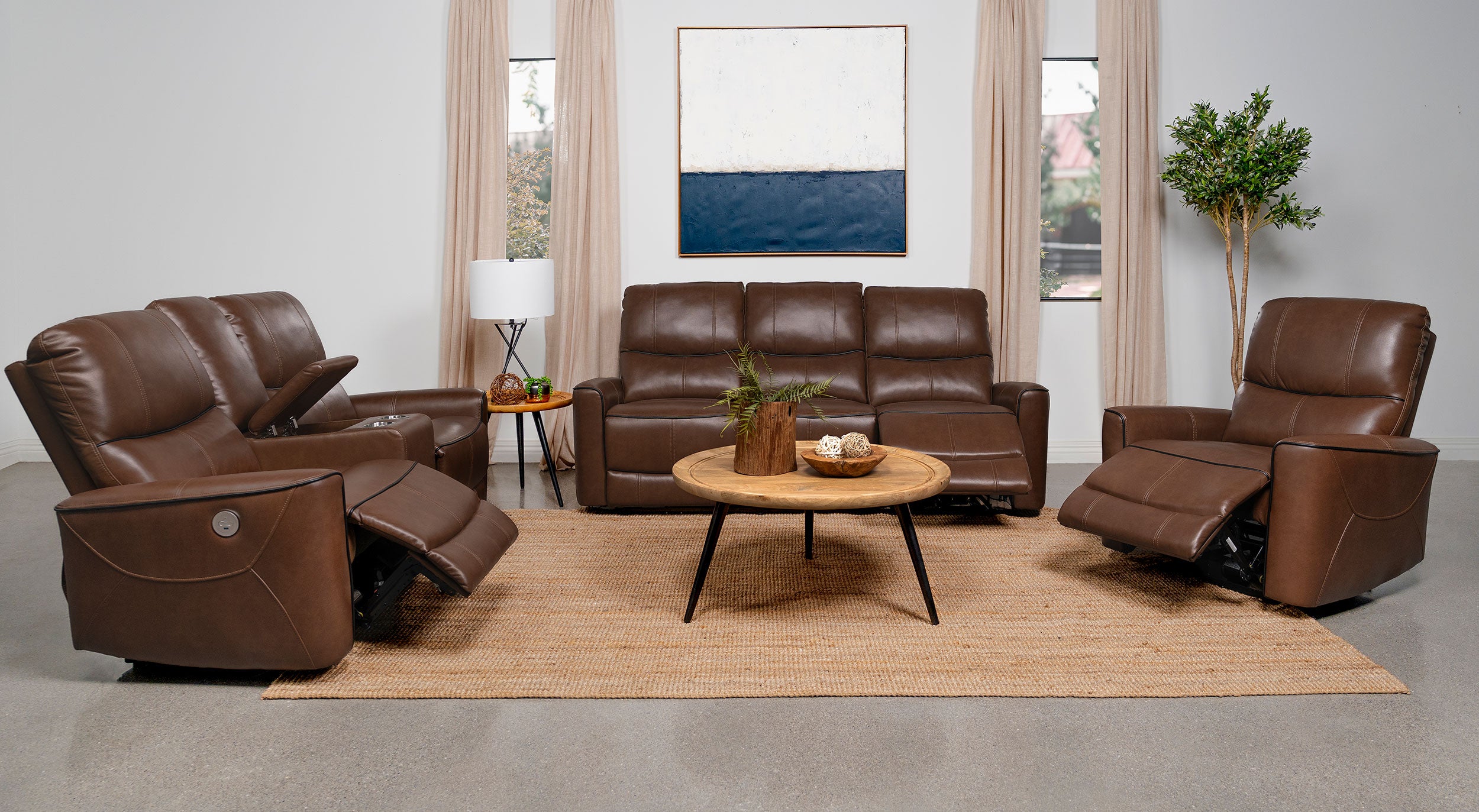 Greenfield Power Recliner - Luxury Home Furniture (MI)