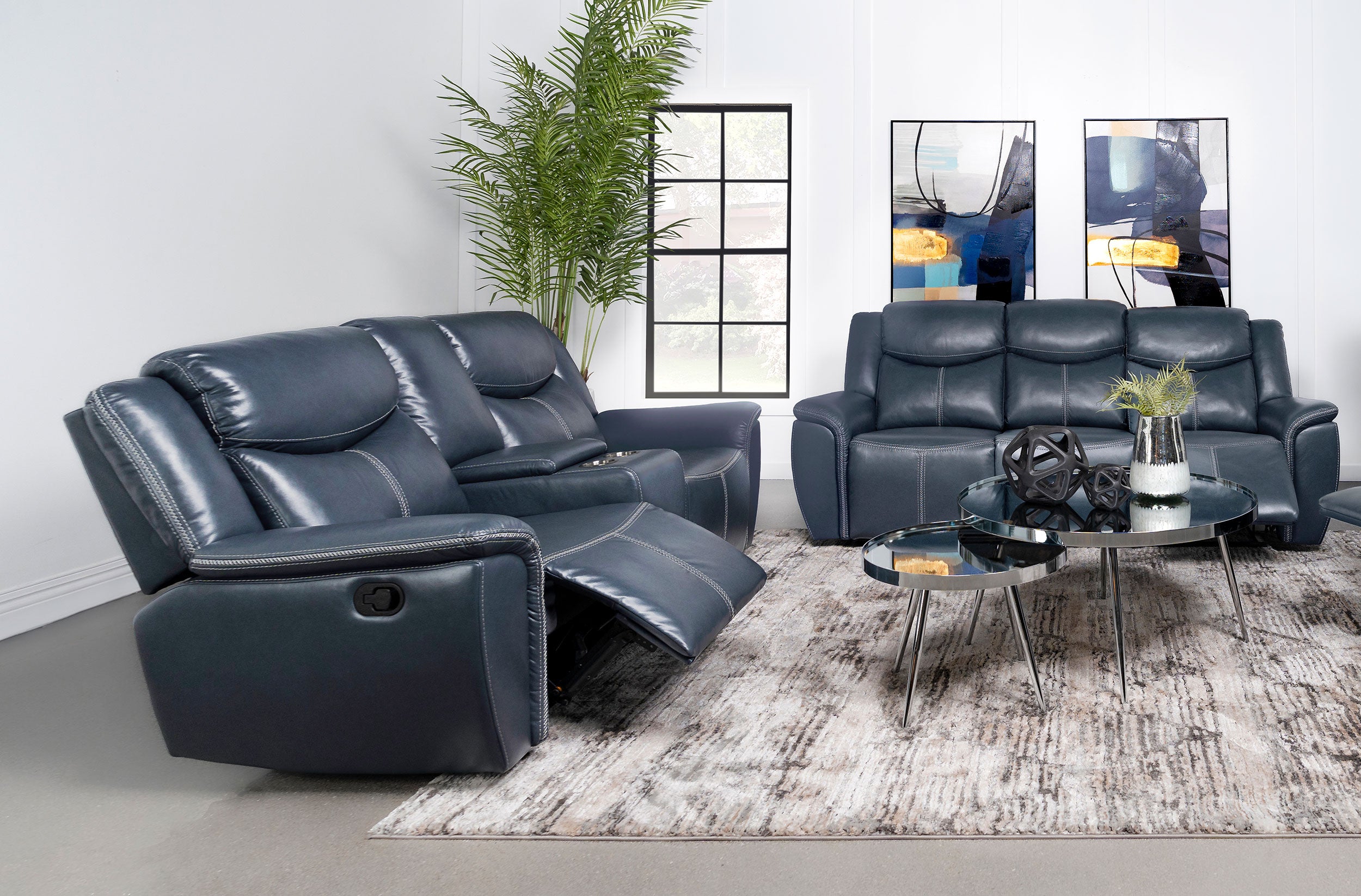 Sloane Reclining Sofa Set - Luxury Home Furniture (MI)