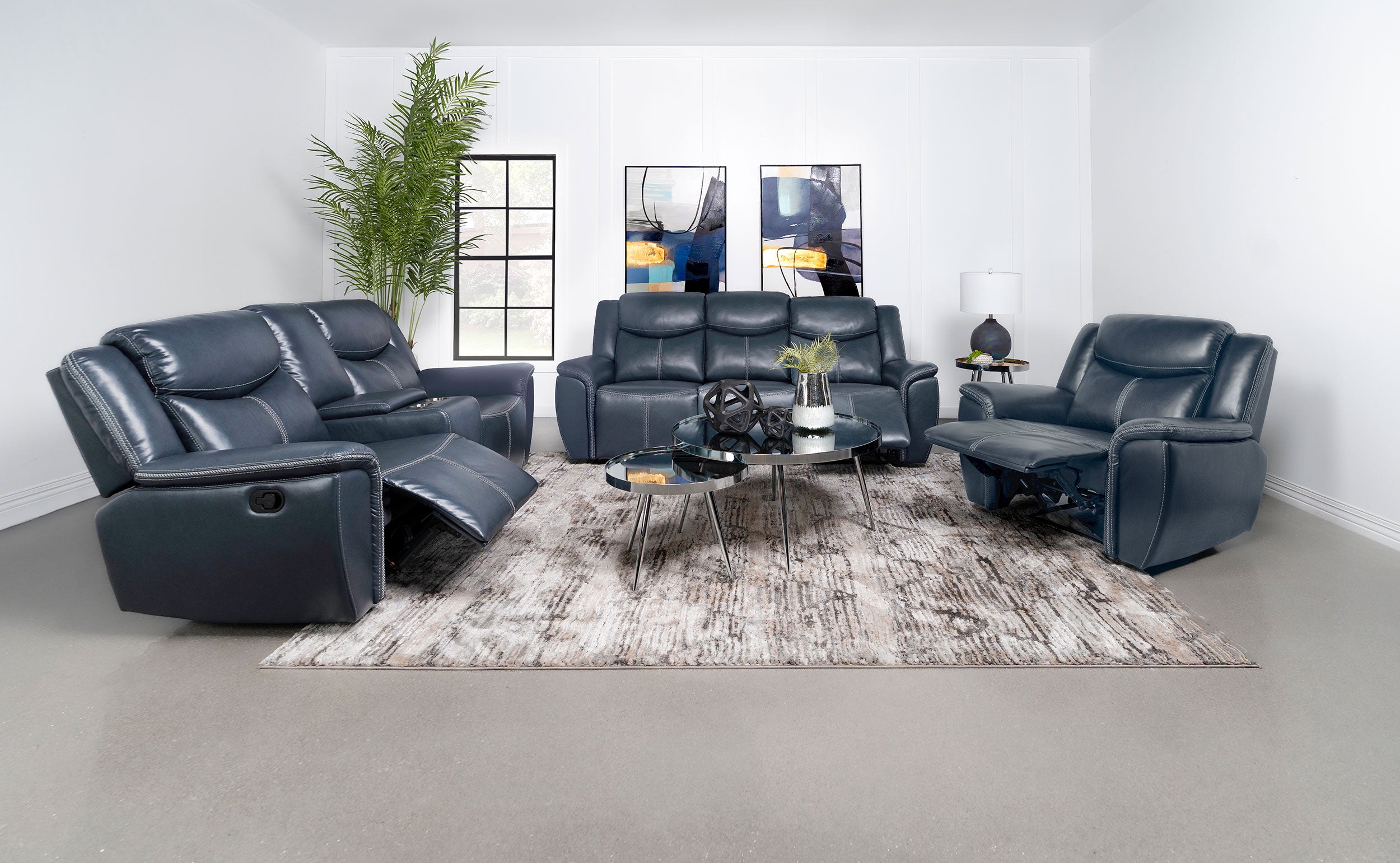 Sloane Reclining Sofa Set - Luxury Home Furniture (MI)