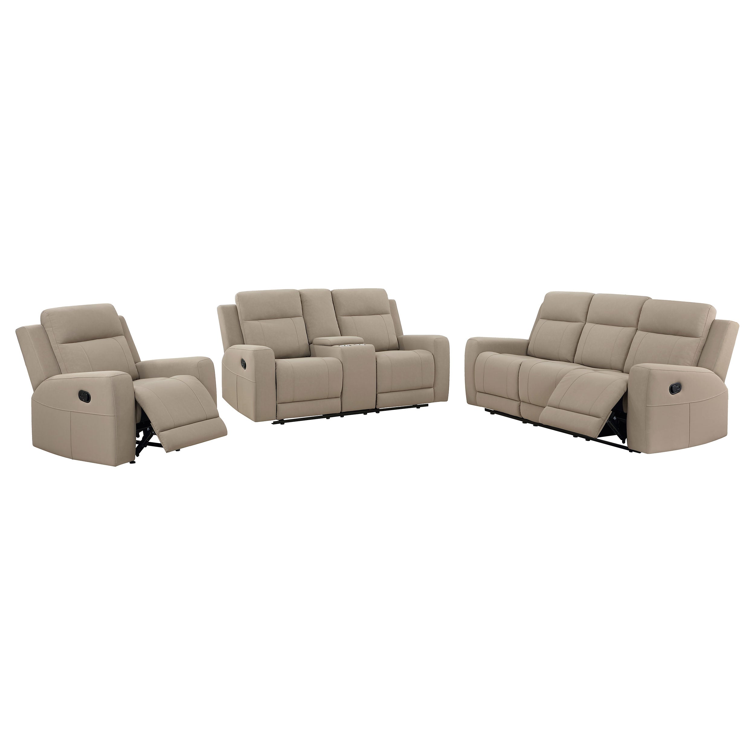 Brentwood Reclining 3 Pc Set - Luxury Home Furniture (MI)
