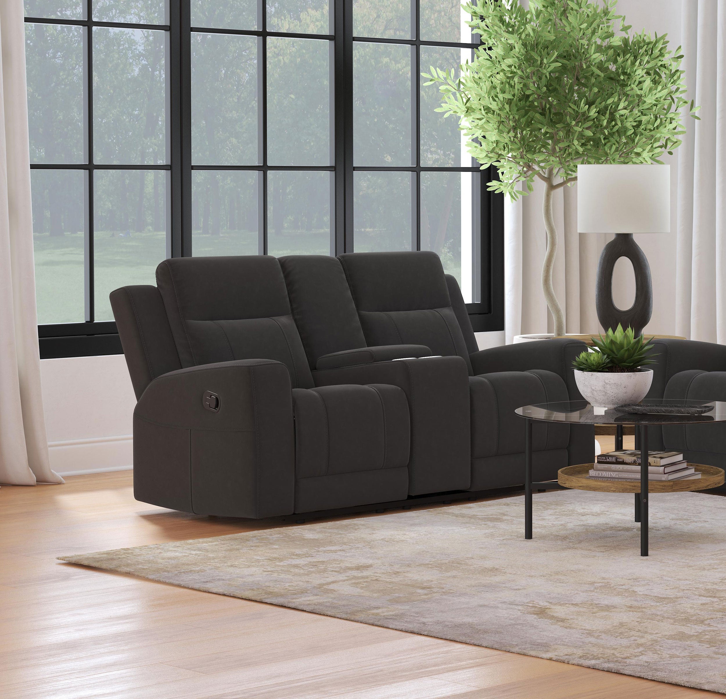 Brentwood Reclining Loveseat - Luxury Home Furniture (MI)