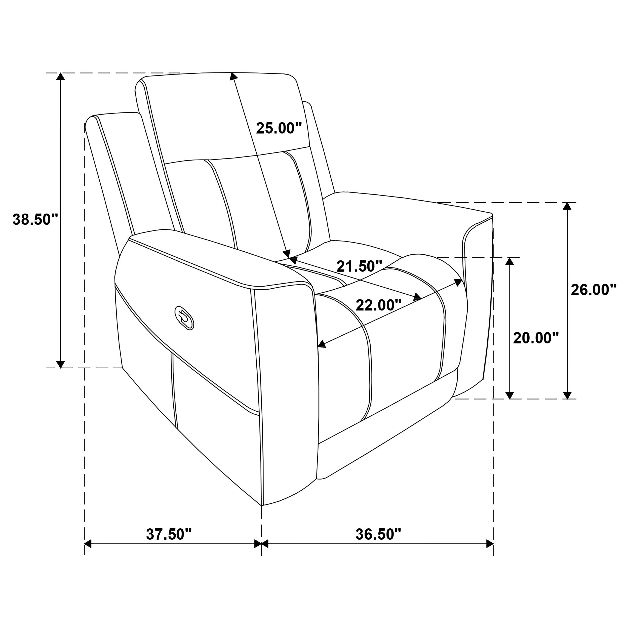 Brentwood Recliner - Luxury Home Furniture (MI)