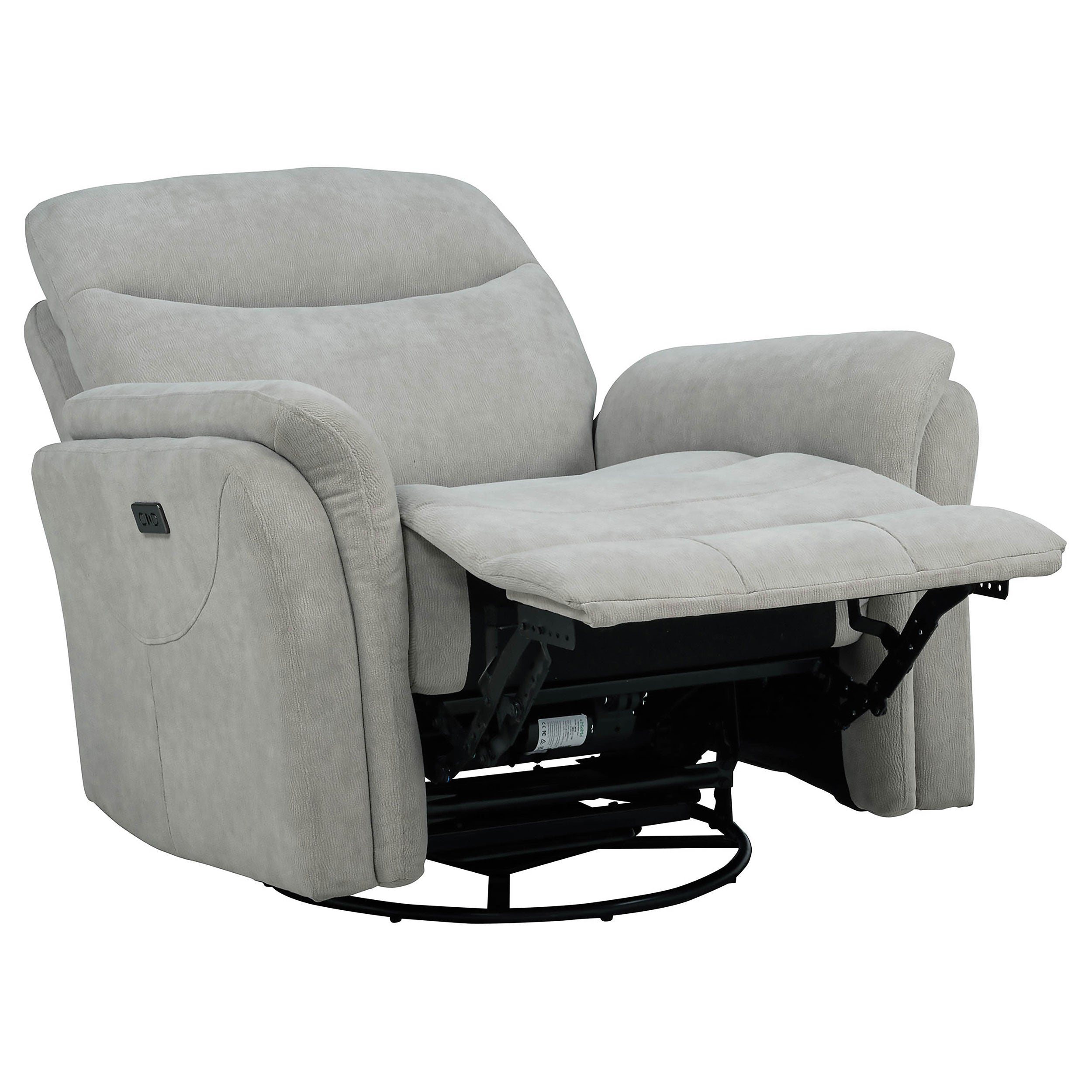 Adler Power Swivel Glider Recliner - Luxury Home Furniture (MI)