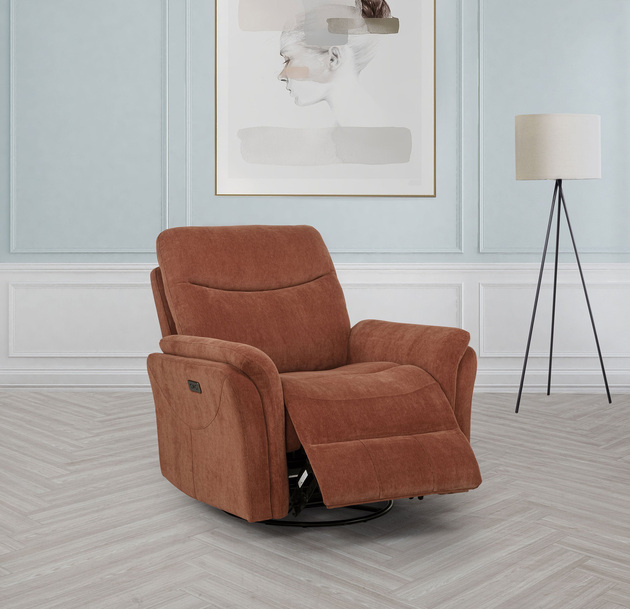 Adler Power Swivel Glider Recliner - Luxury Home Furniture (MI)