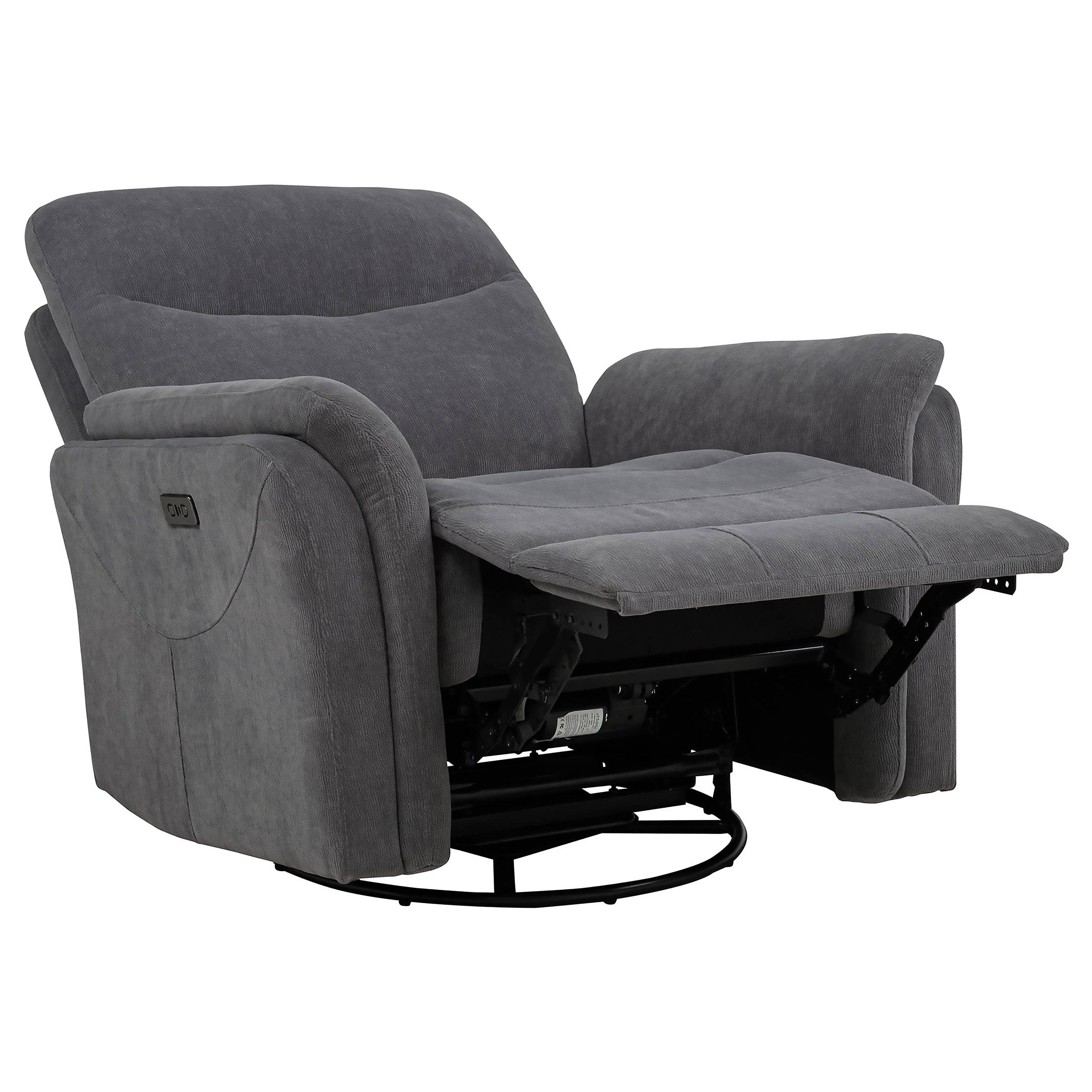 Adler Power Swivel Glider Recliner - Luxury Home Furniture (MI)