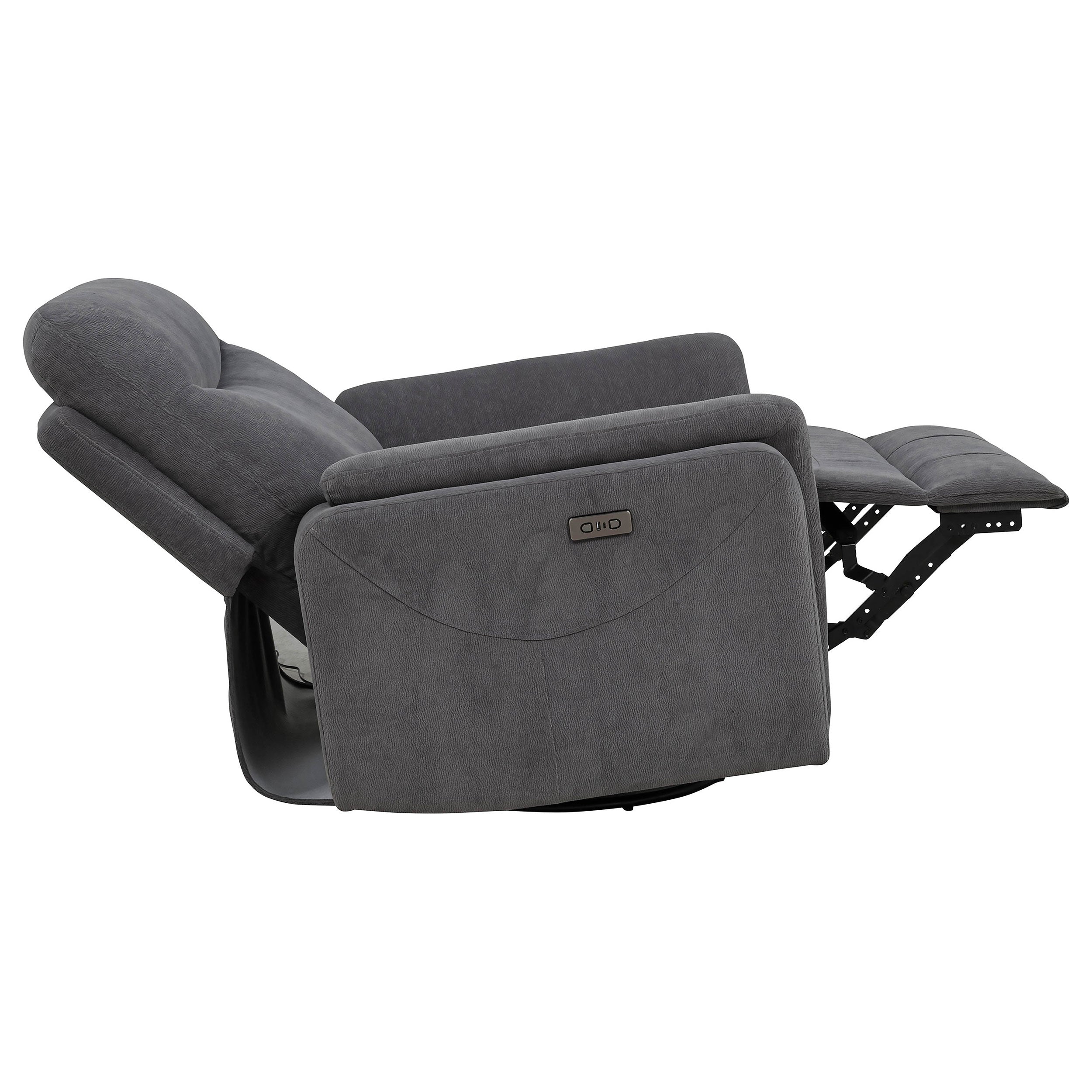 Adler Power Swivel Glider Recliner - Luxury Home Furniture (MI)