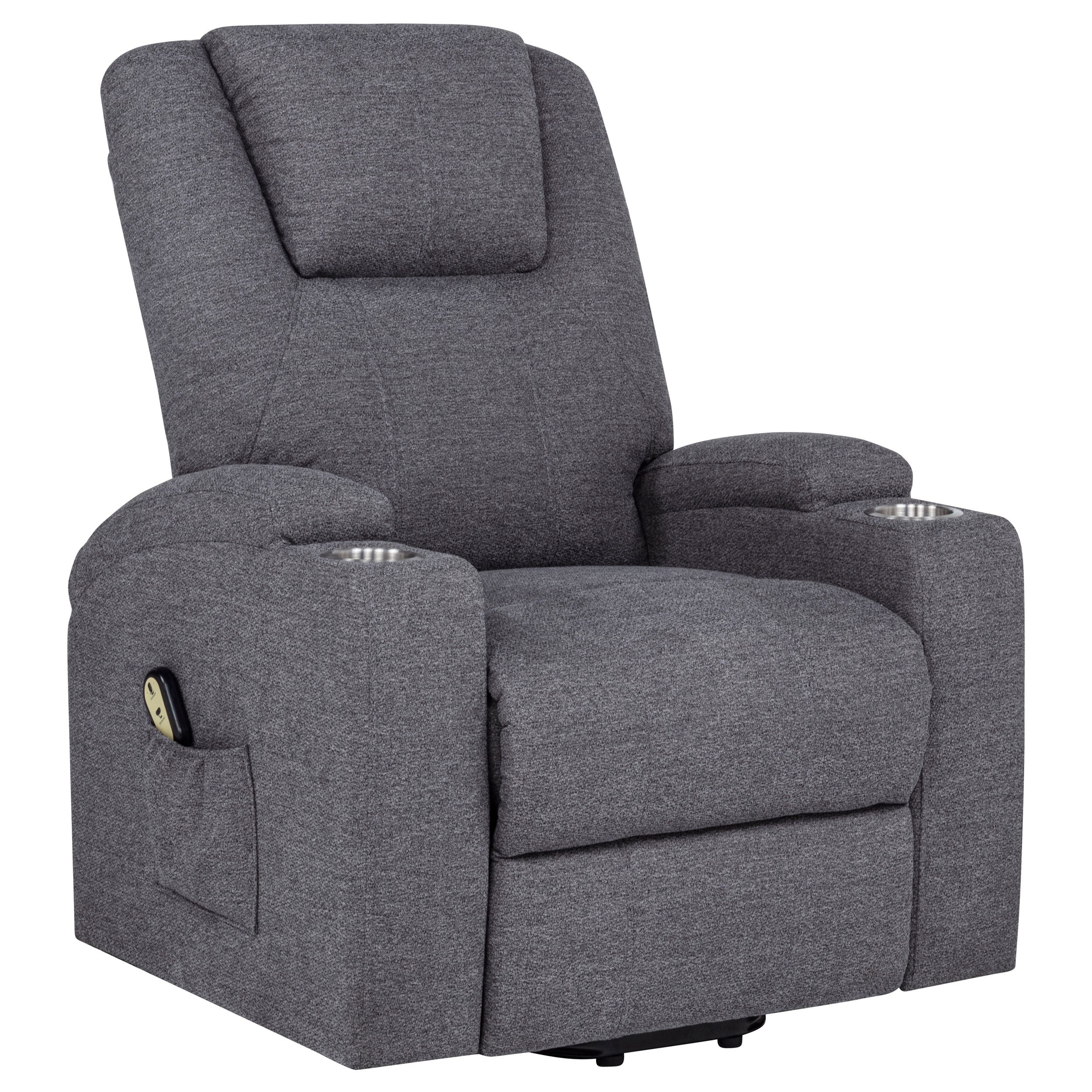 Louie Power Lift Massage Recliner - Luxury Home Furniture (MI)