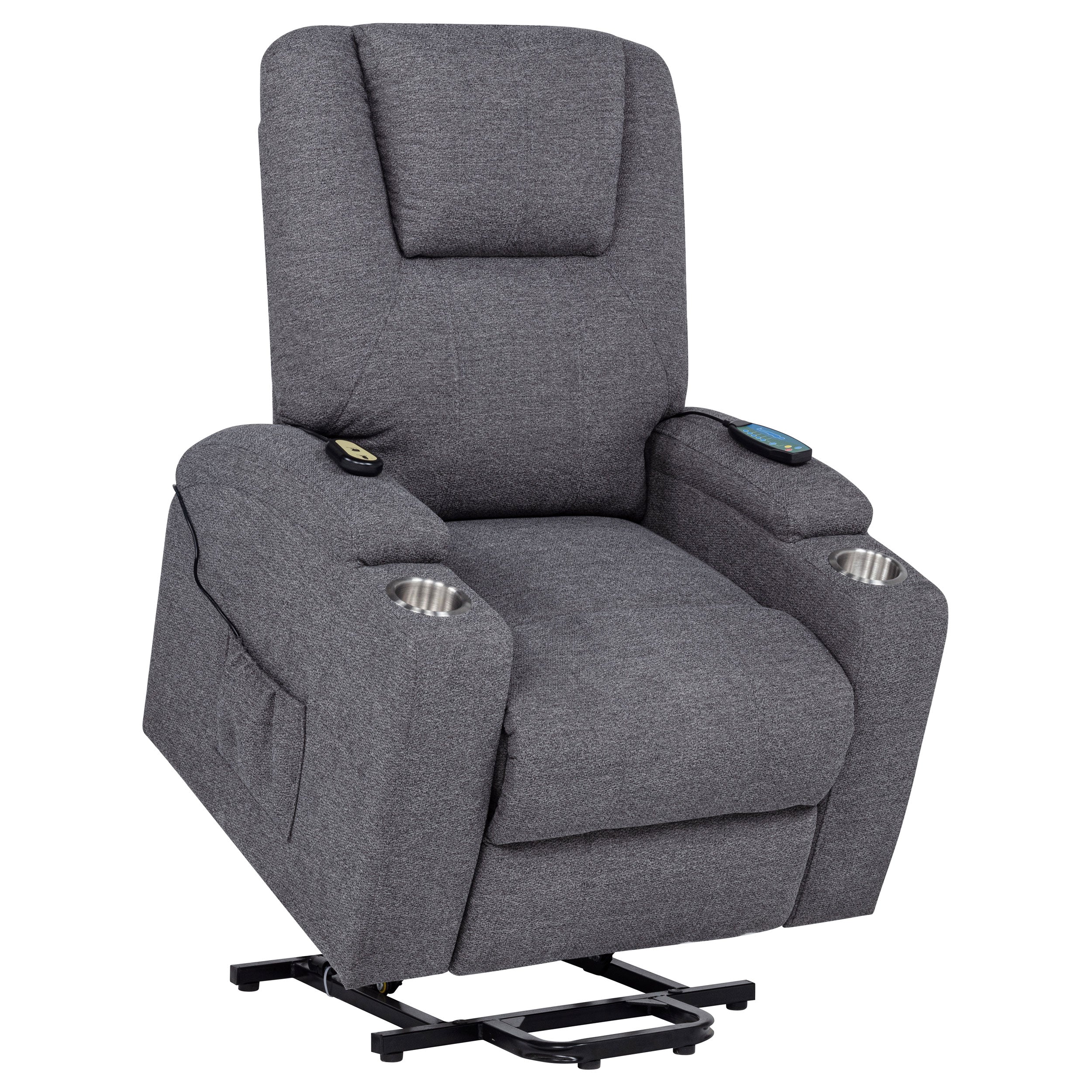 Louie Power Lift Massage Recliner - Luxury Home Furniture (MI)