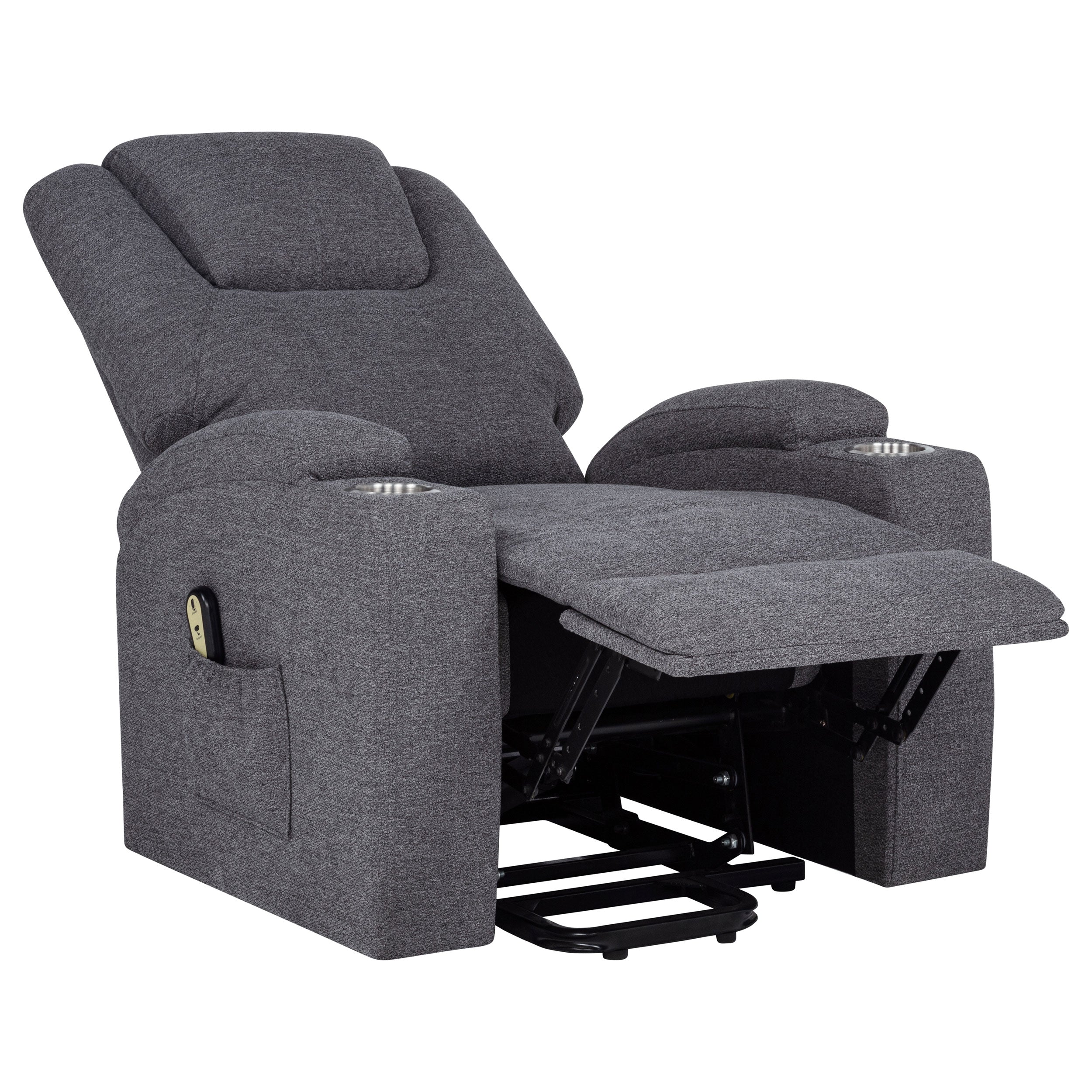 Louie Power Lift Massage Recliner - Luxury Home Furniture (MI)