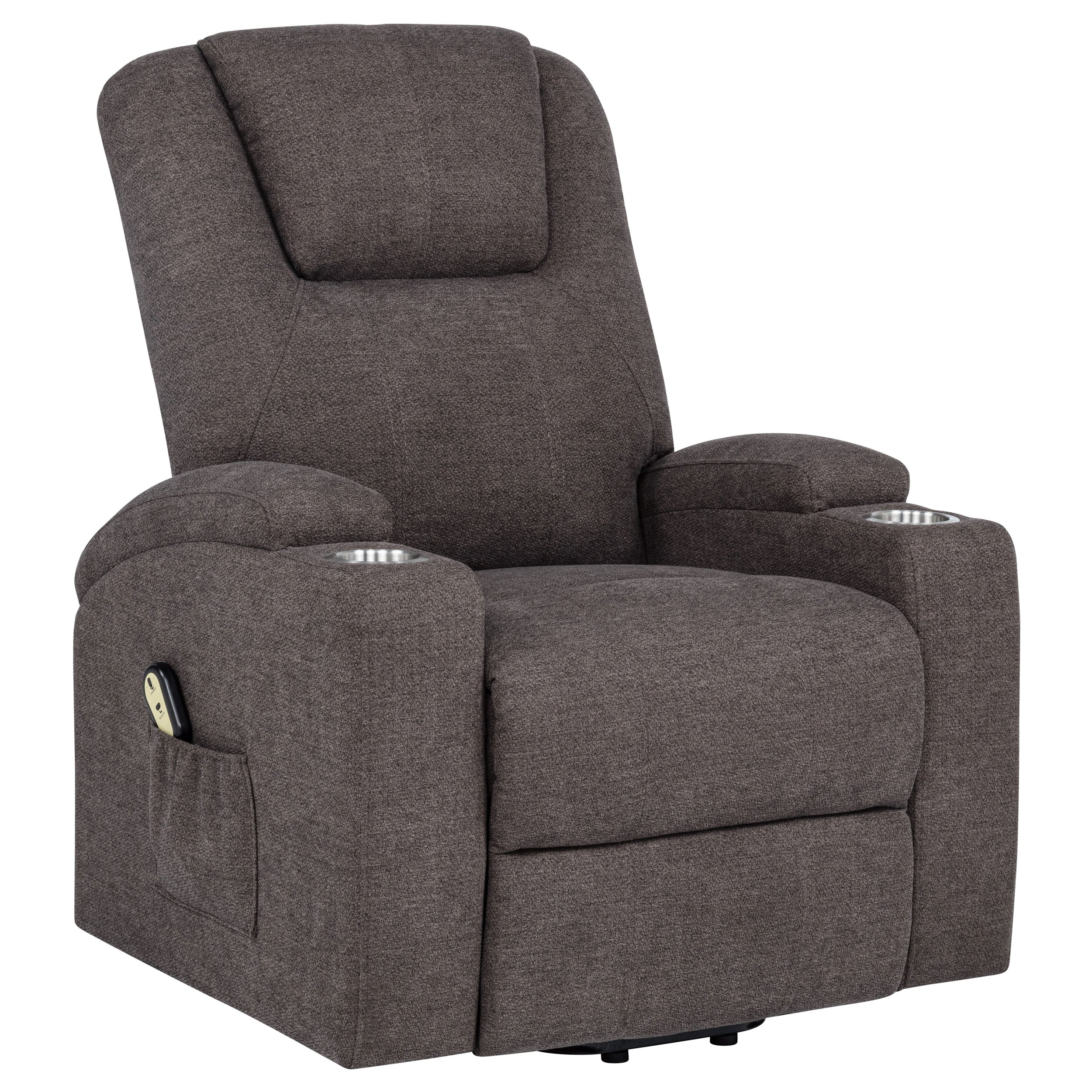 Louie Power Lift Massage Recliner - Luxury Home Furniture (MI)