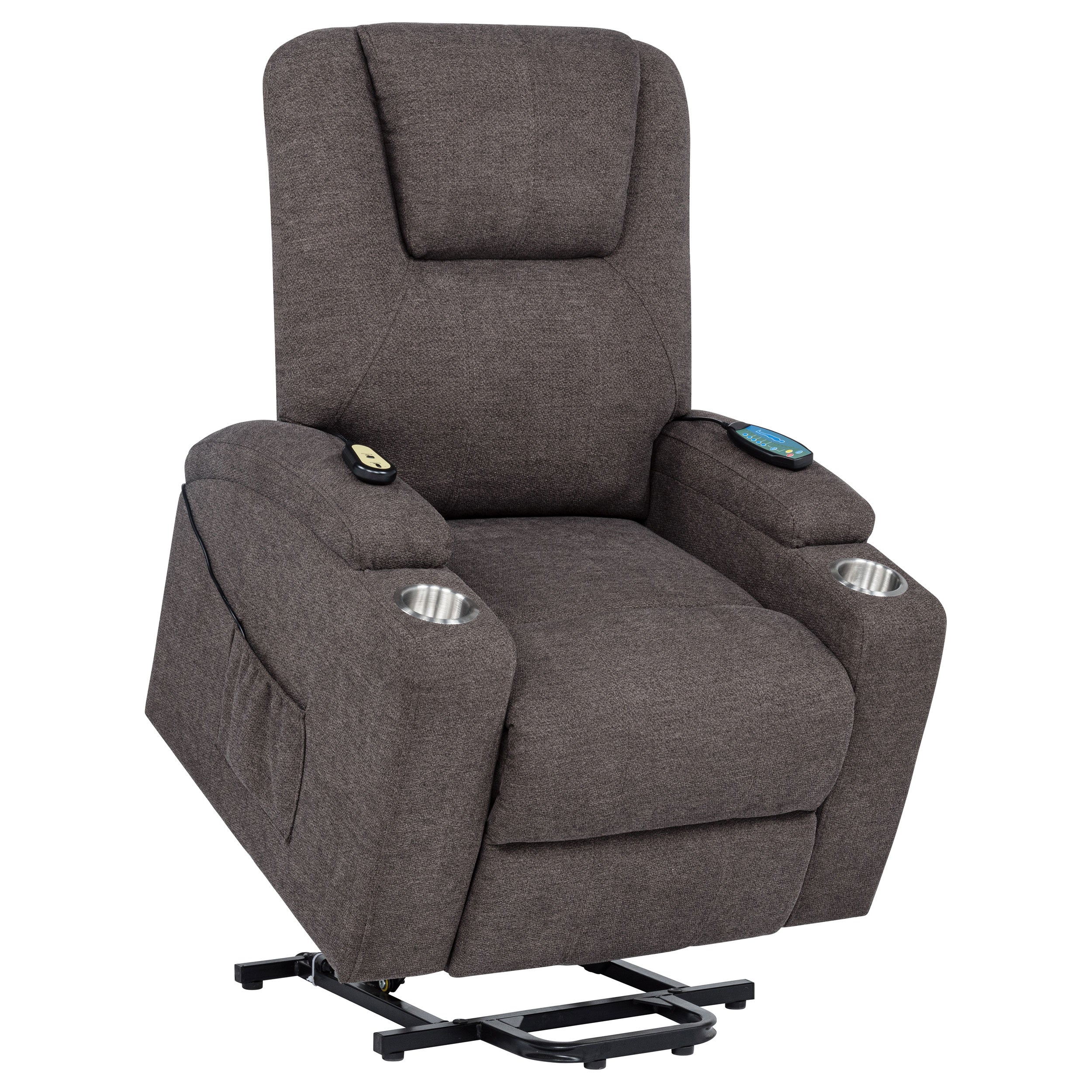 Louie Power Lift Massage Recliner - Luxury Home Furniture (MI)