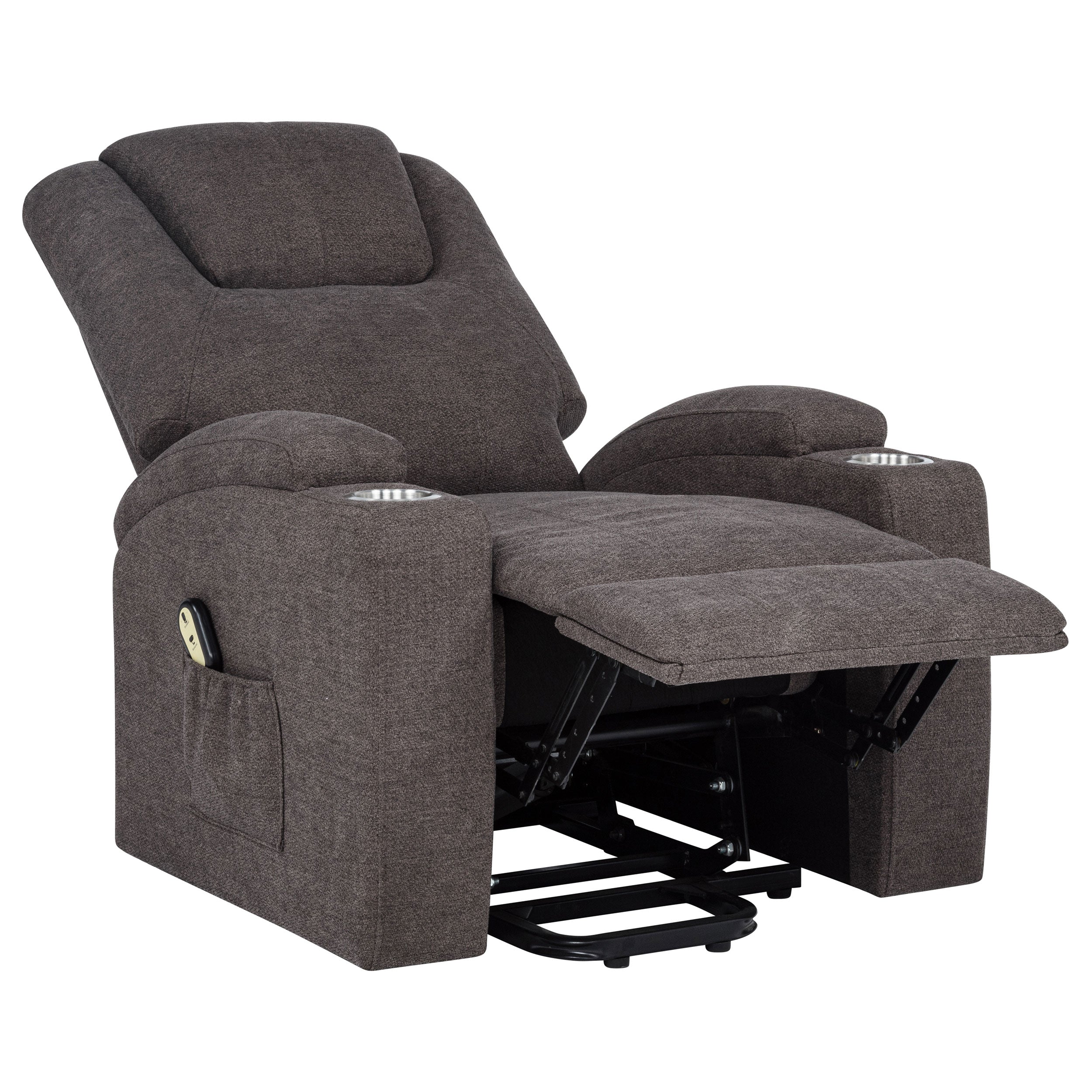 Louie Power Lift Massage Recliner - Luxury Home Furniture (MI)