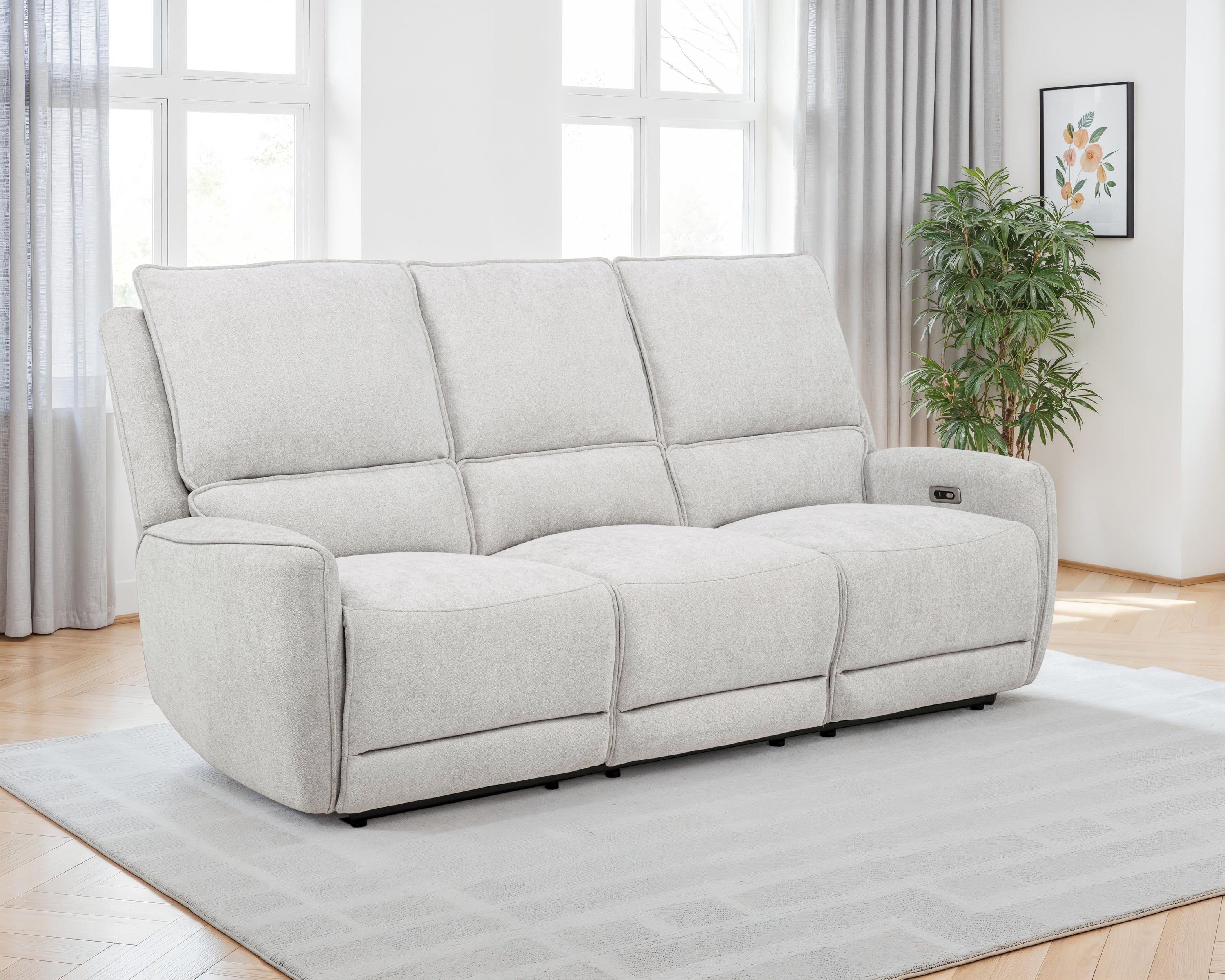 Sylmar Power Reclining Sofa - Luxury Home Furniture (MI)