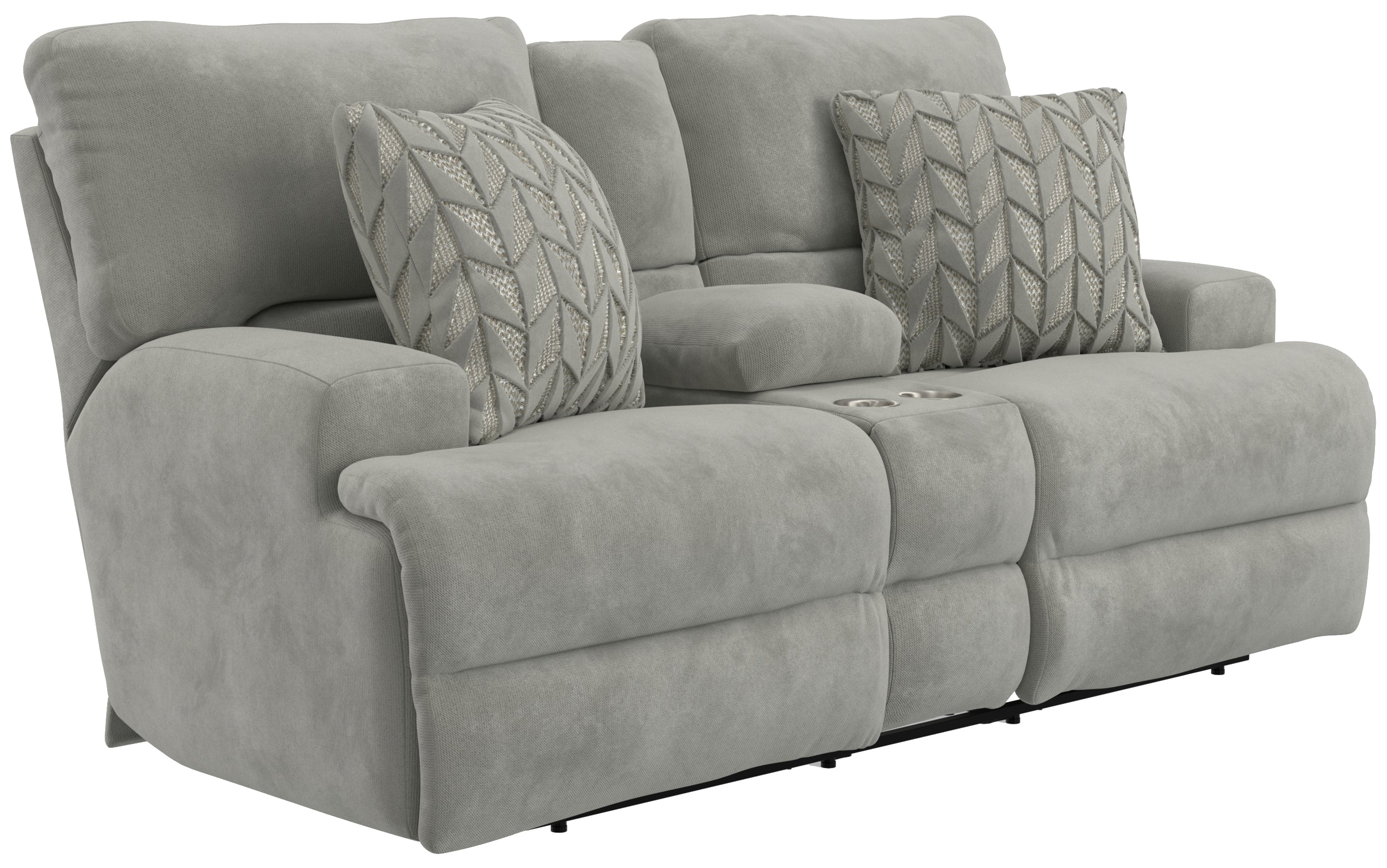 Renaldo Power Lay Flat Recl Console Loveseat w/Zero Gravity - Luxury Home Furniture (MI)
