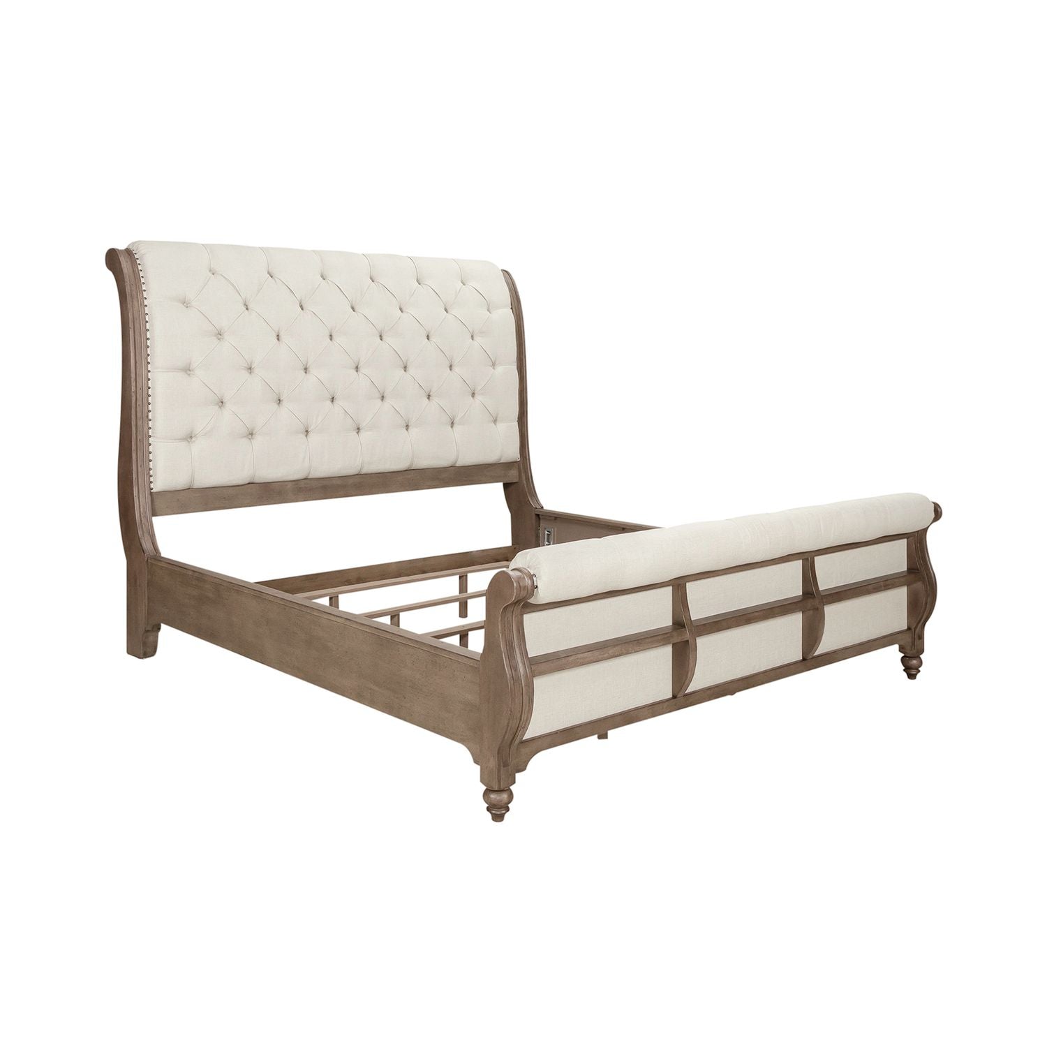 Americana Farmhouse Queen Sleigh Bed - Luxury Home Furniture (MI)
