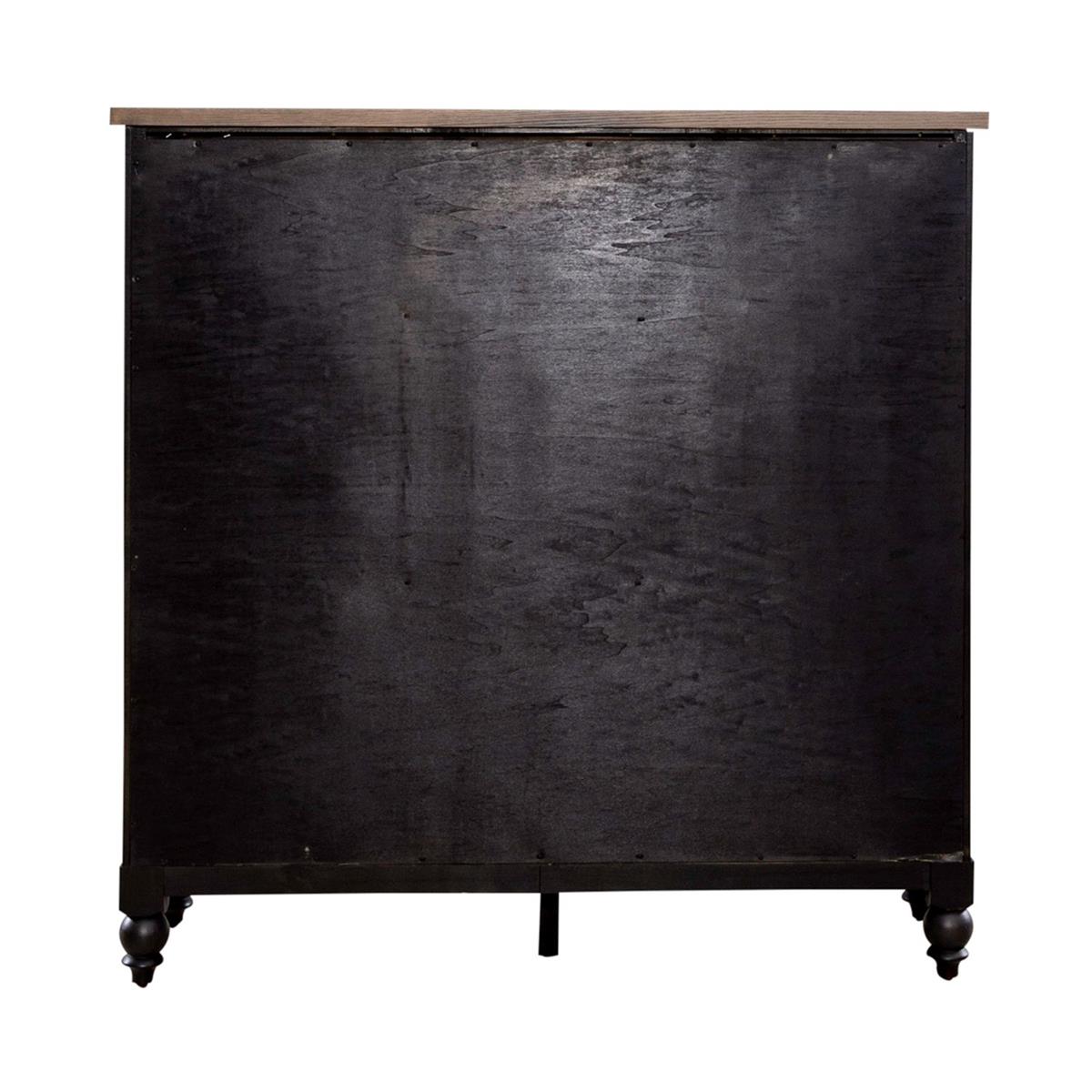 Liberty Furniture Americana Farmhouse 12 Drawer Chesser in Black - Luxury Home Furniture (MI)