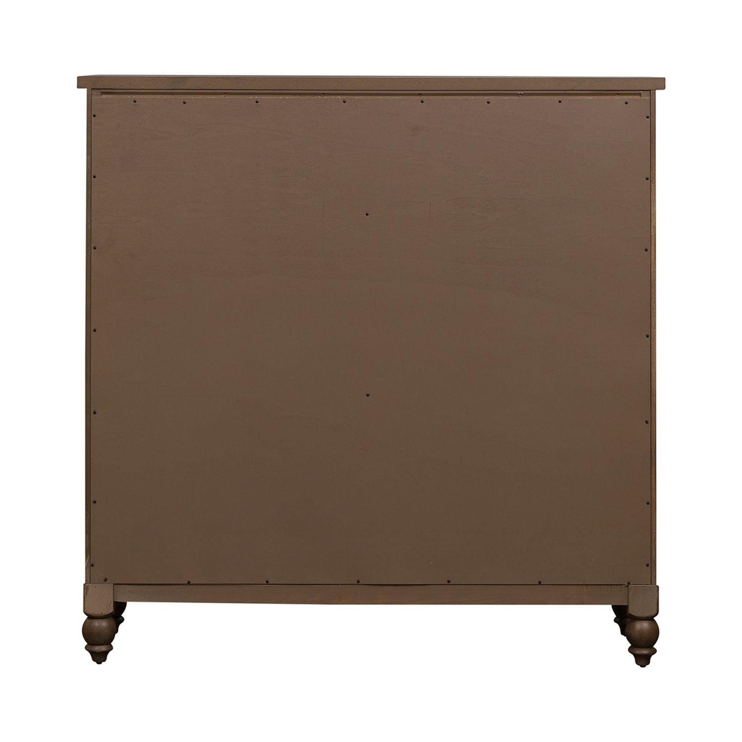 Americana Farmhouse 12 Drawer Chesser in Dusty Taupe and Black - Luxury Home Furniture (MI)