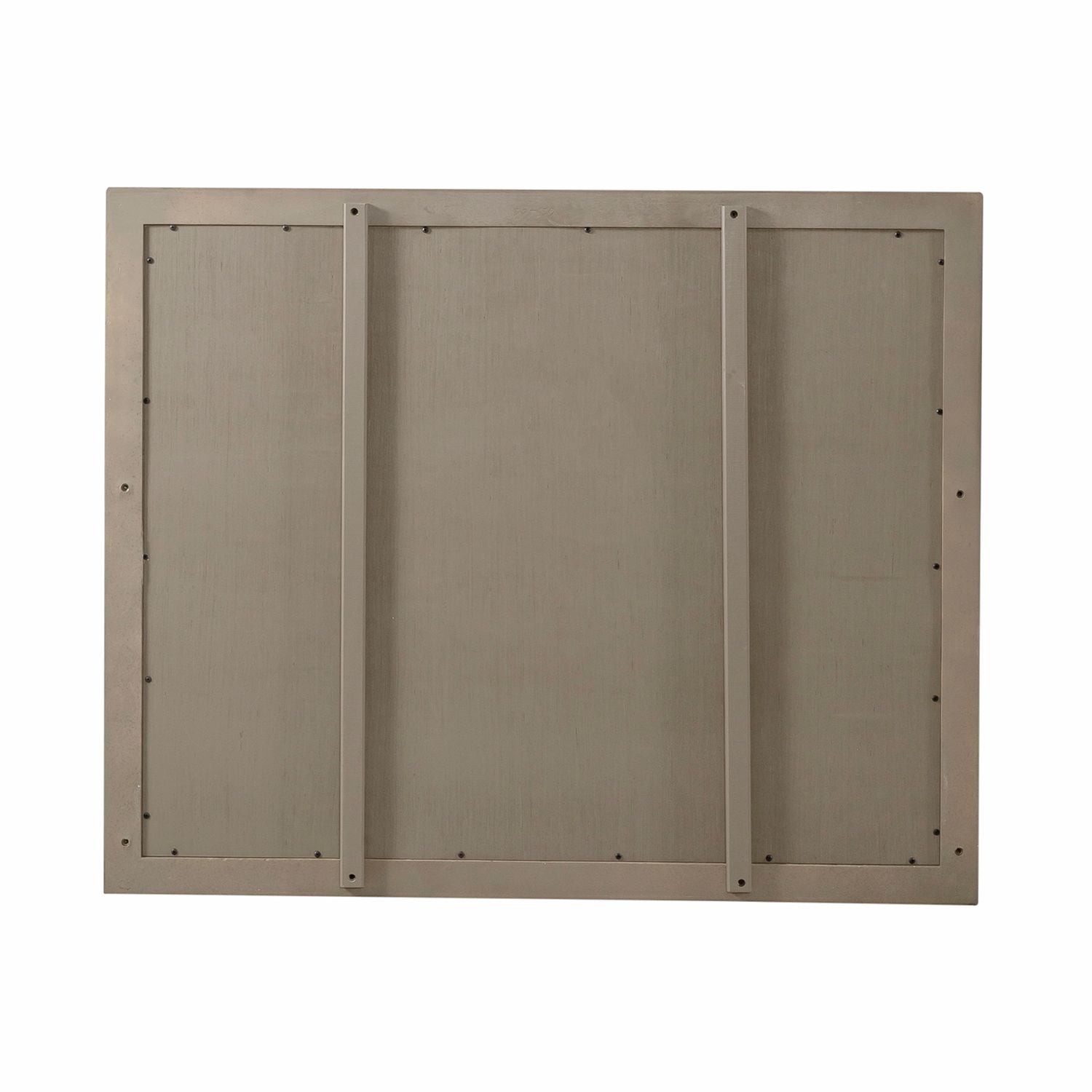 Americana Farmhouse Landscape Mirror in Dusty Taupe and Black - Luxury Home Furniture (MI)