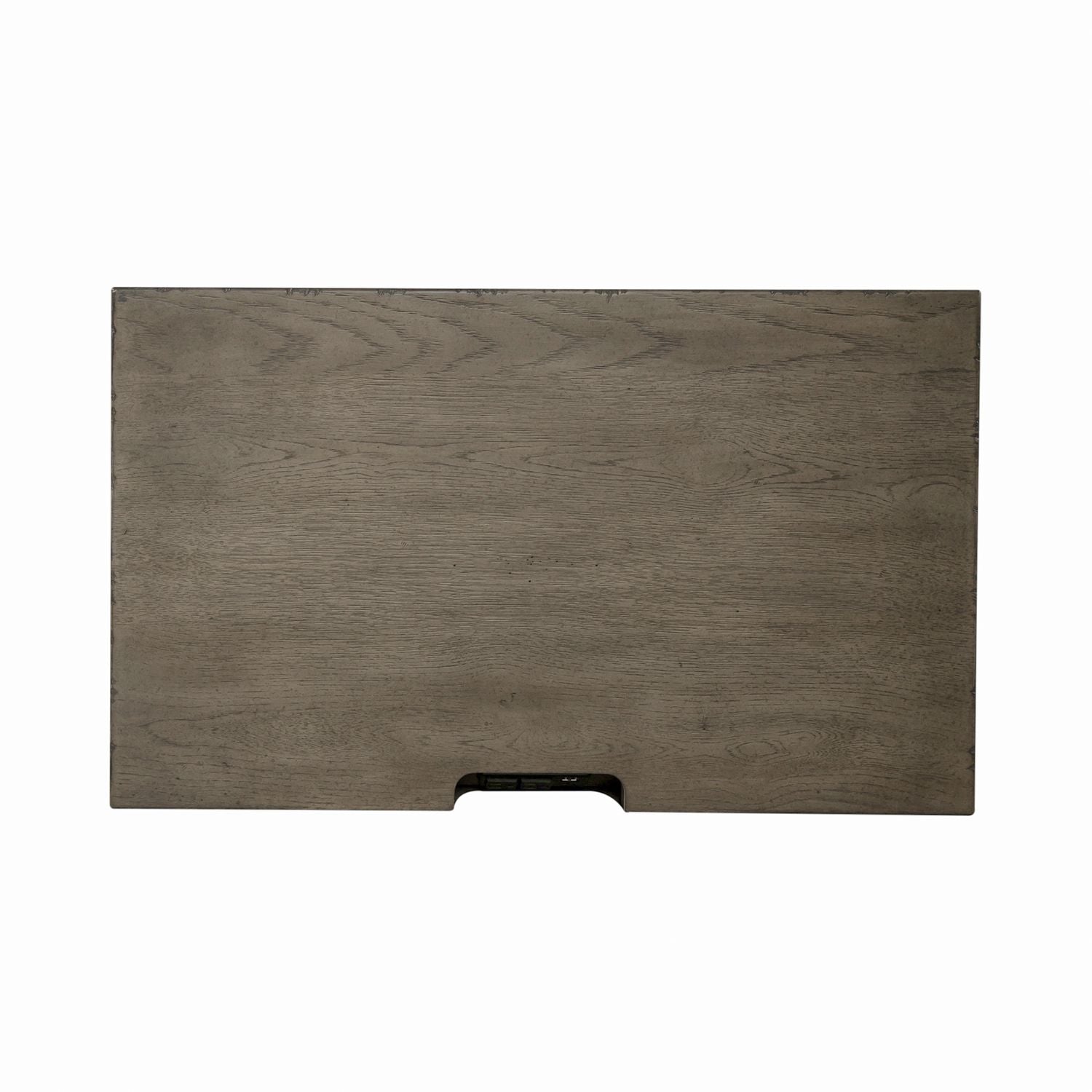 Americana Farmhouse 2 Drawer Nightstand in Dusty Taupe and Black - Luxury Home Furniture (MI)