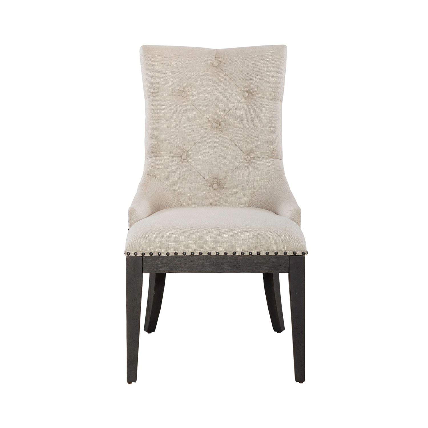 Americana Farmhouse Uph Shelter Side Chair- Black (RTA) image