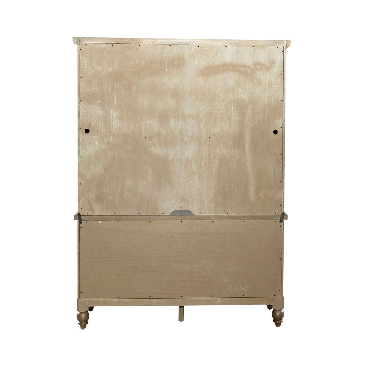 Liberty Furniture Americana Farmhouse Credenza & Hutch in Dusty Taupe - Luxury Home Furniture (MI)