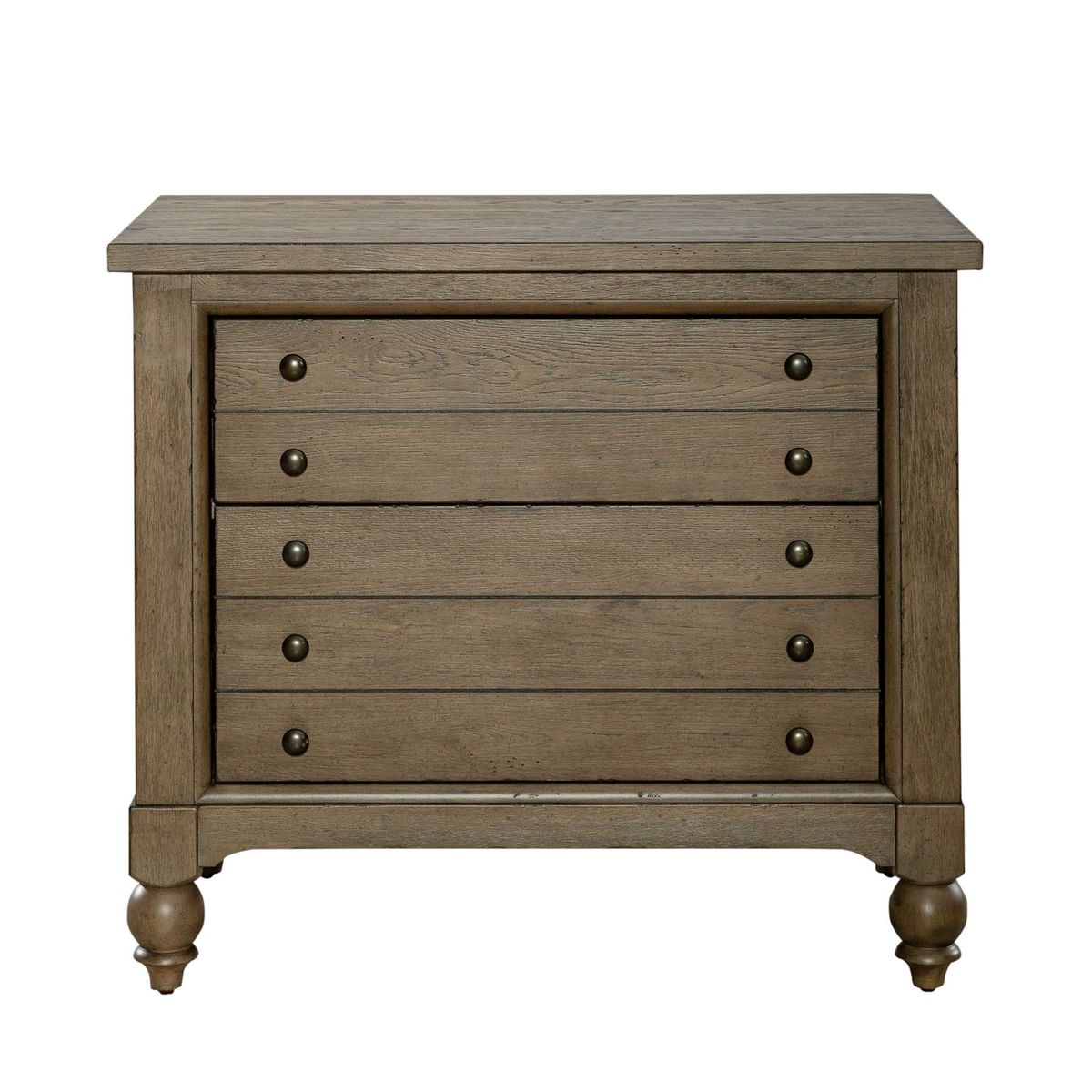 Liberty Furniture Americana Farmhouse Lateral File Cabinet in Dusty Taupe image