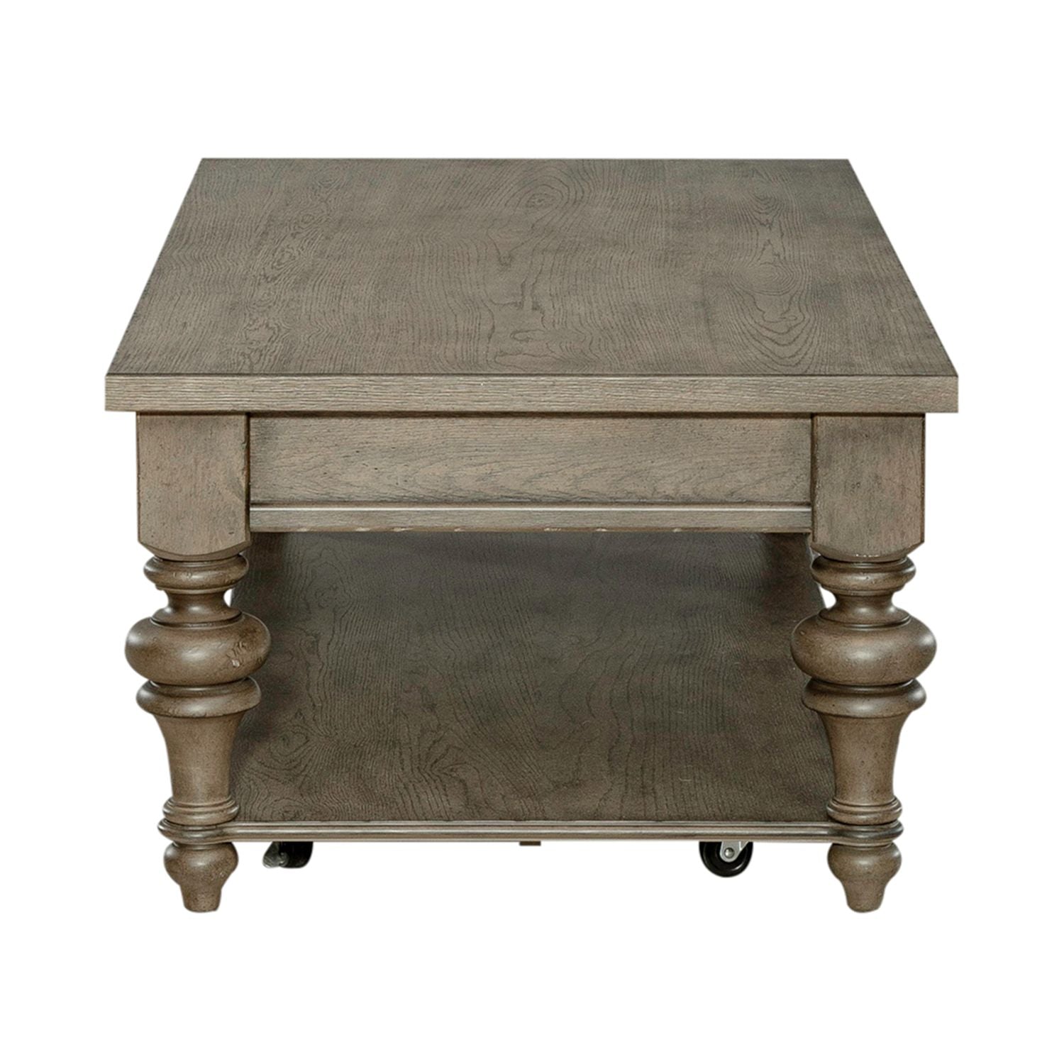 Americana Farmhouse Rectangular Cocktail Table in Dusty Taupe - Luxury Home Furniture (MI)