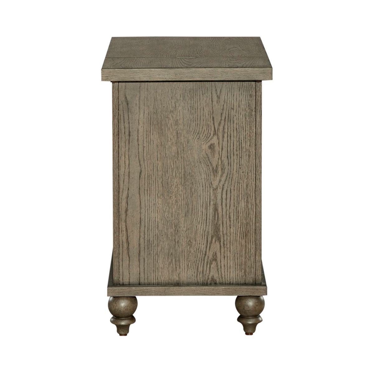 Liberty Furniture Americana Farmhouse Chair Side Table in Dusty Taupe - Luxury Home Furniture (MI)