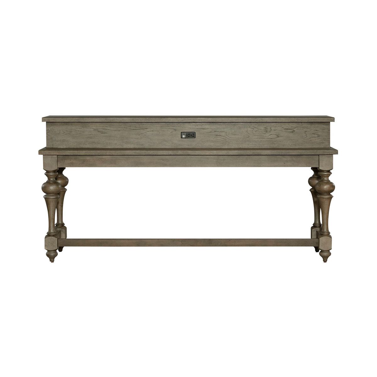 Liberty Furniture Americana Farmhouse Console Bar Table in Dusty Taupe image