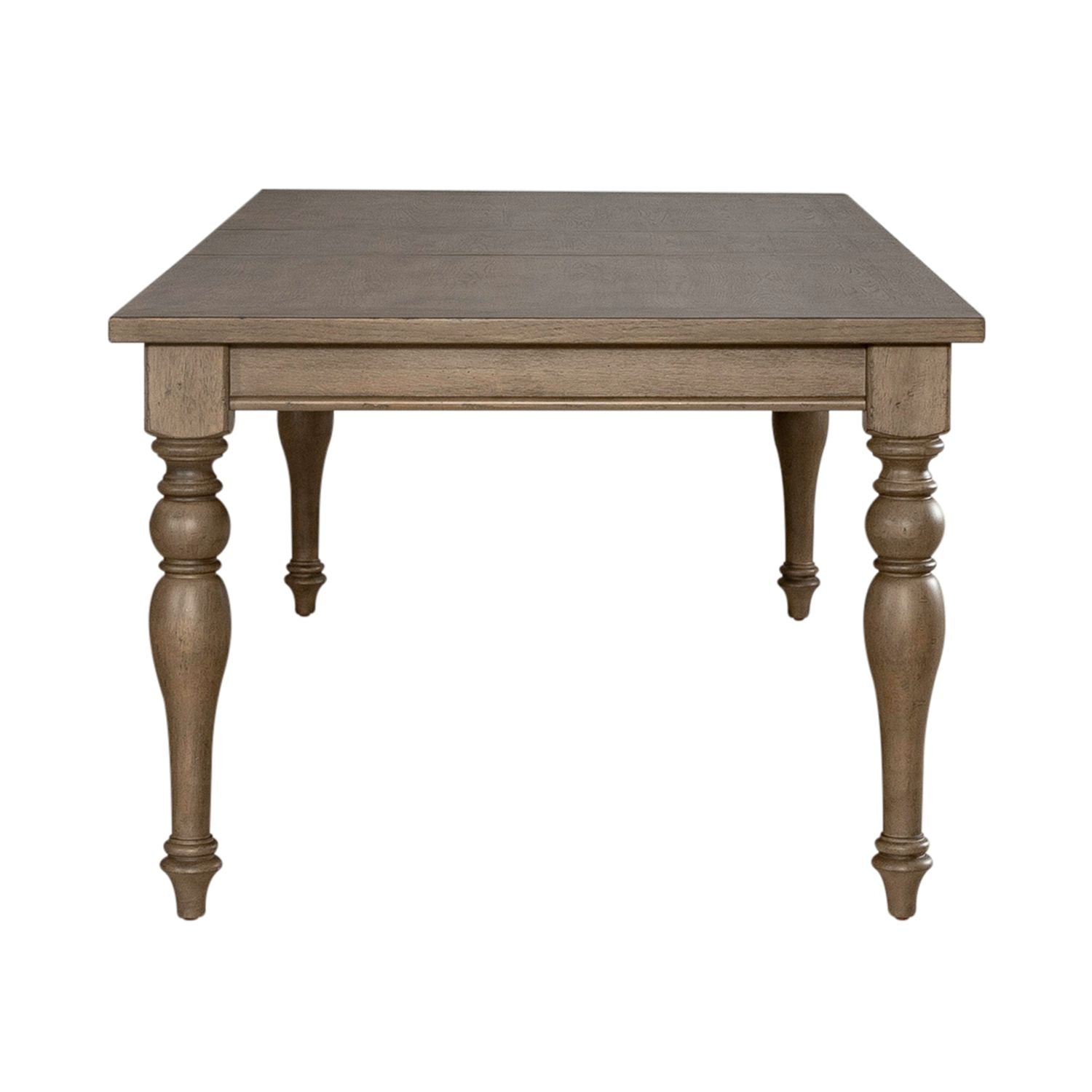 Americana Farmhouse Rectangular Leg Table in Dusty Taupe & Black - Luxury Home Furniture (MI)