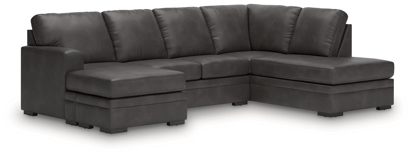 Lofton-Pike Sectional with Chaise - Luxury Home Furniture (MI)