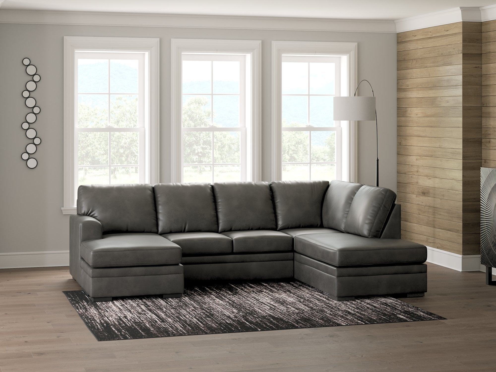 Lofton-Pike Sectional with Chaise - Luxury Home Furniture (MI)
