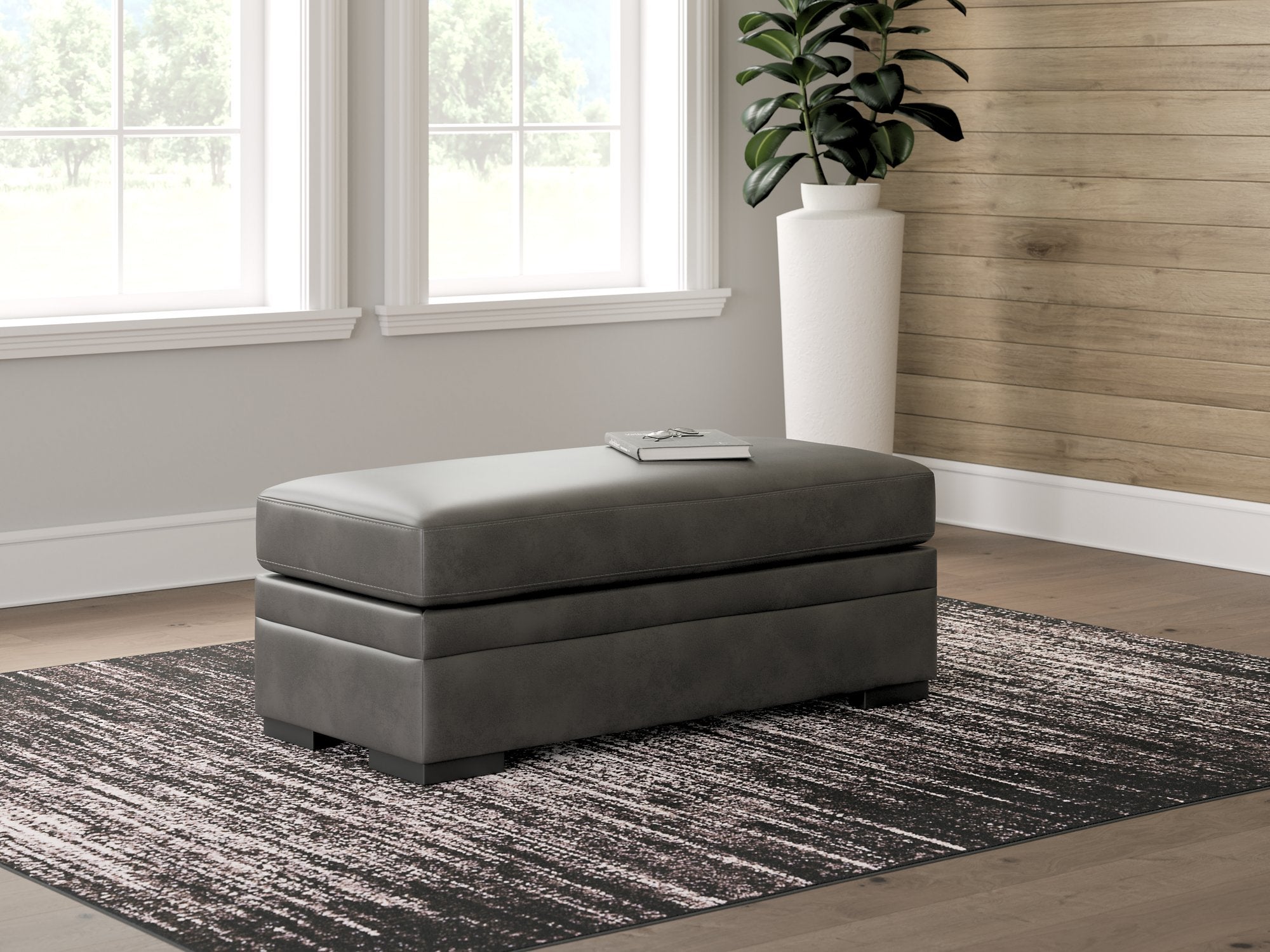Lofton-Pike Oversized Accent Ottoman - Luxury Home Furniture (MI)