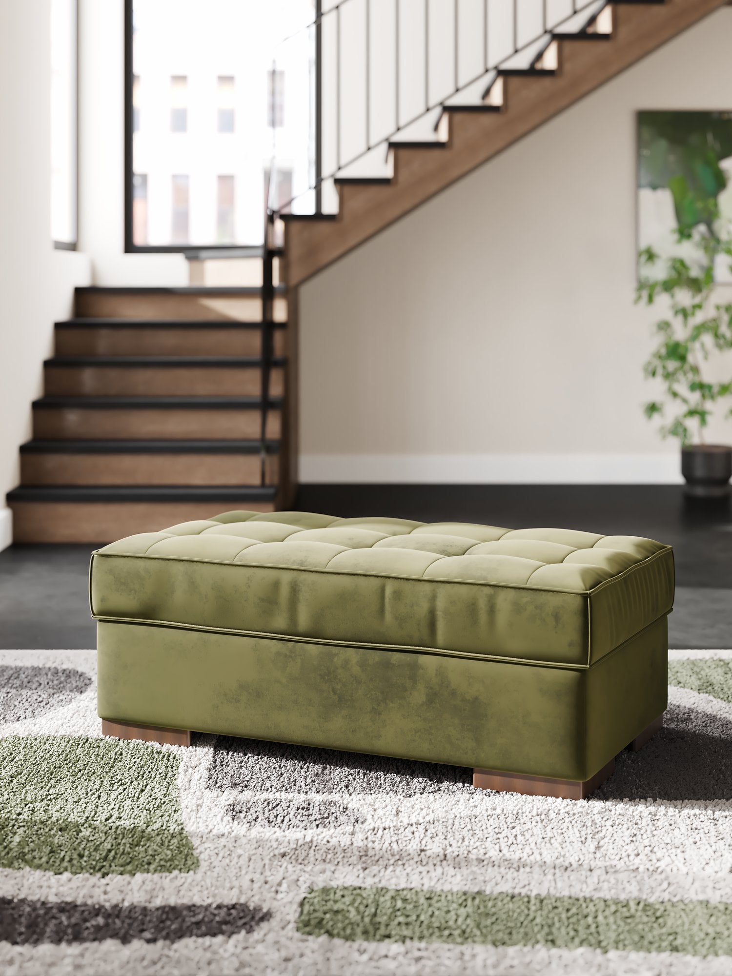 Caspian-Town Oversized Accent Ottoman - Luxury Home Furniture (MI)