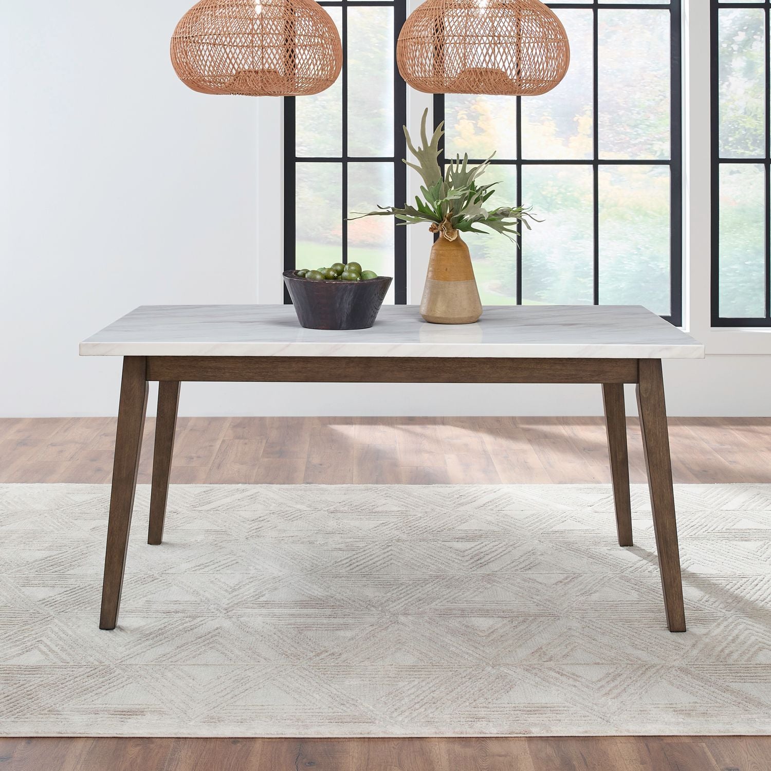 Edison Rectangular Leg Table image