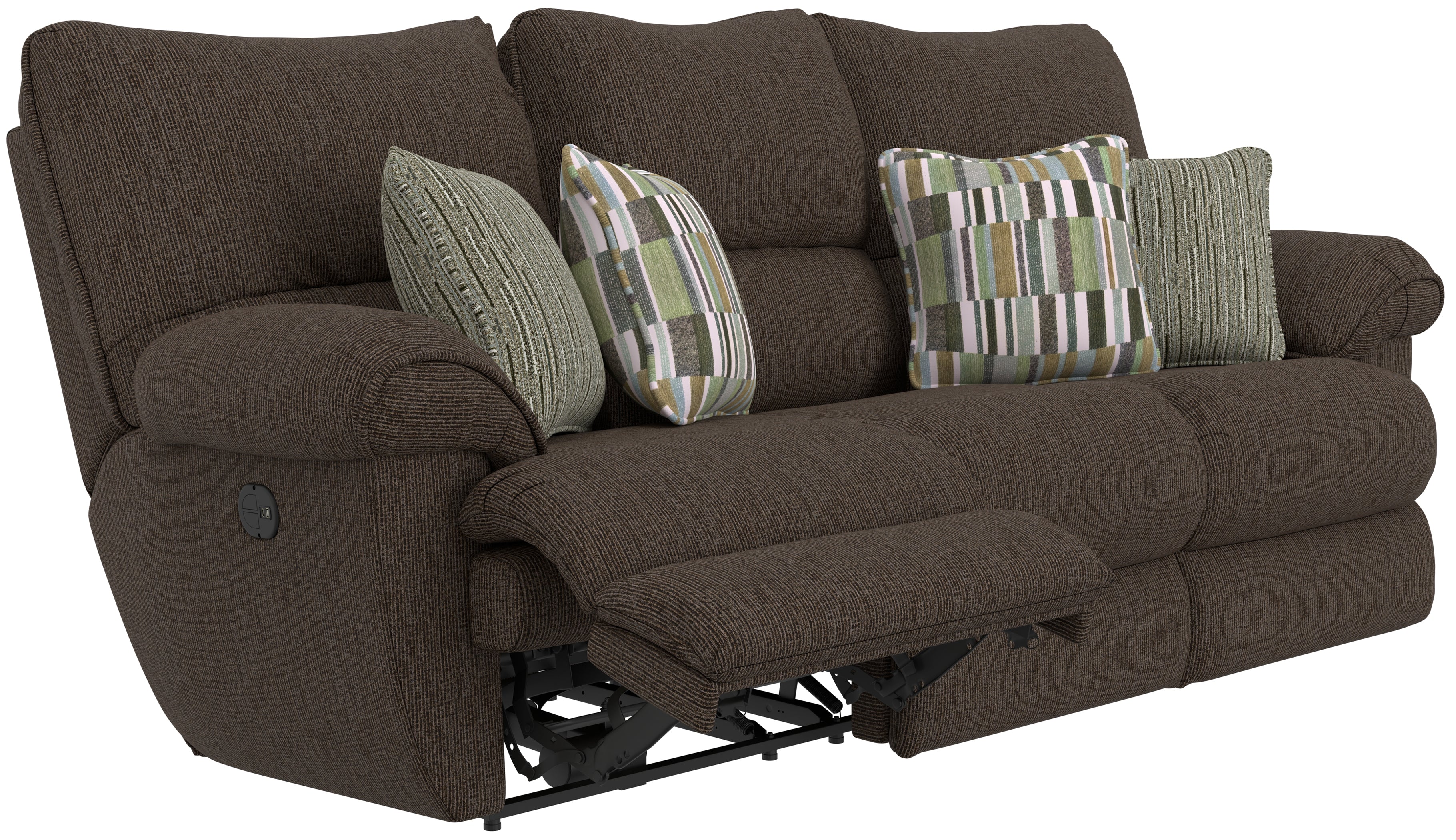 Lenny Power Lay Flat Reclining Sofa - Luxury Home Furniture (MI)